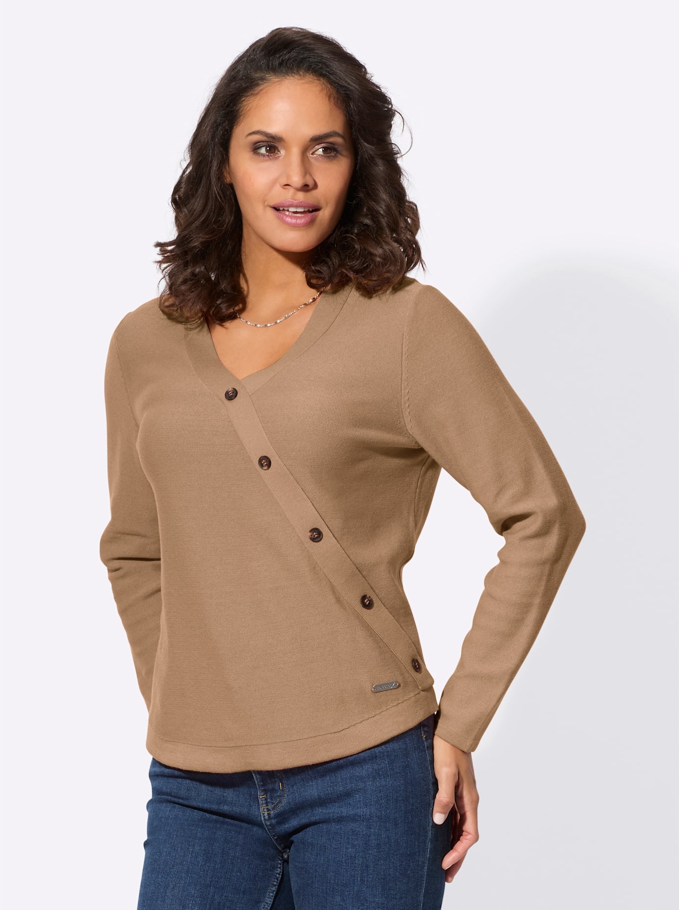 Casual Looks V-Ausschnitt-Pullover »V-Pullover«