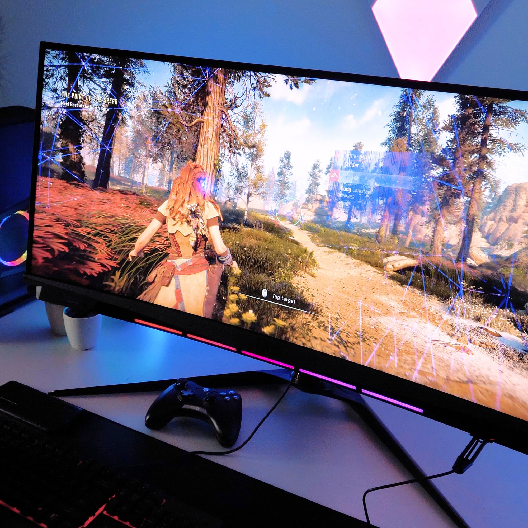 MSI Curved-Gaming-LED-Monitor »Optix MEG381CQRDE Plus«, 95,25 cm/37,5 Zoll, 3840 x 1600 px, UWQHD+, 1 ms Reaktionszeit, 175 Hz, G-Sync Ultimate, Rapid IPS, HDR600, 21:9 Ultrawide