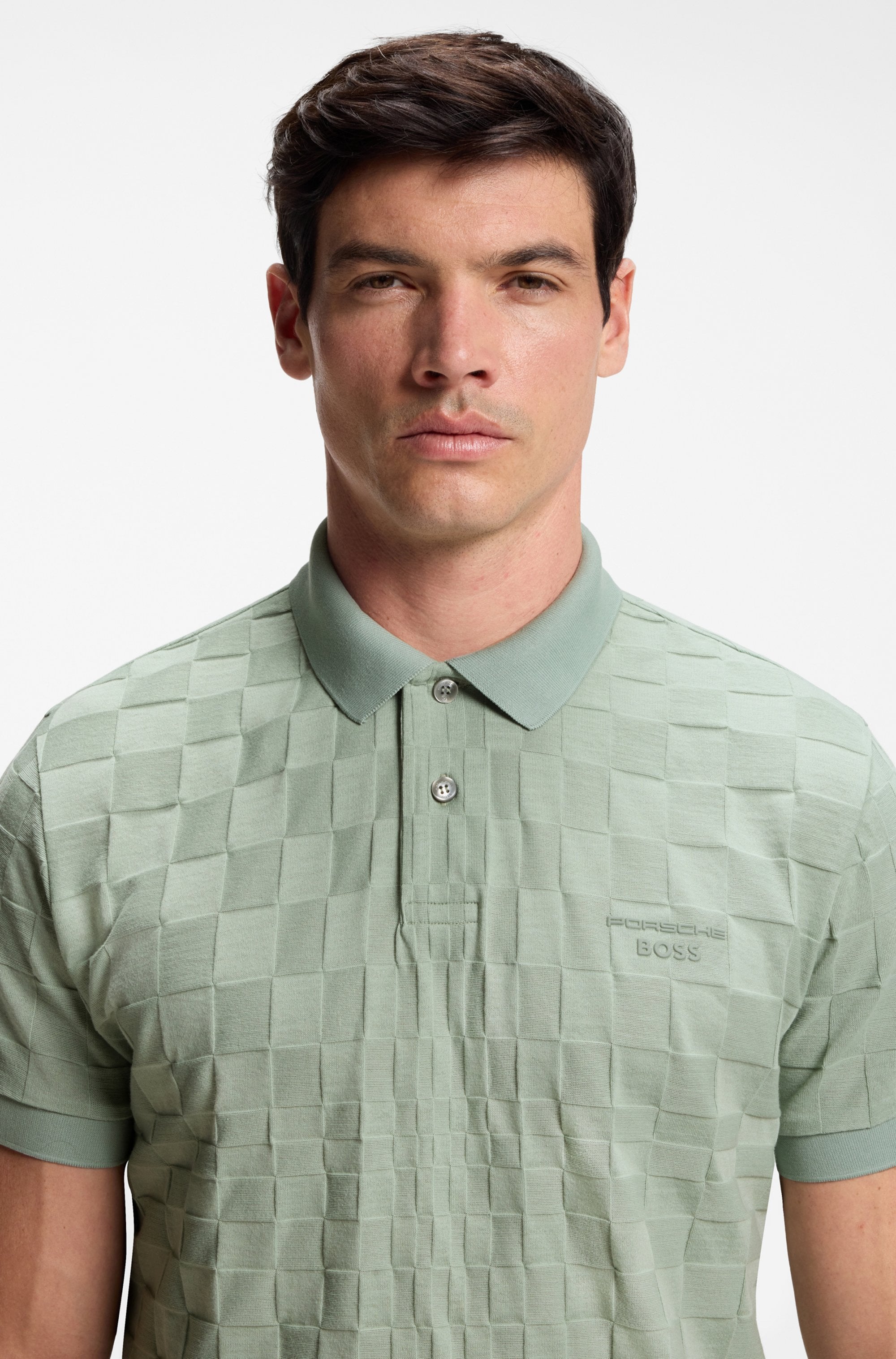 BOSS GREEN Poloshirt »Porsche Spirit 70 Capsule Collection« Premium Herrenmode Limited