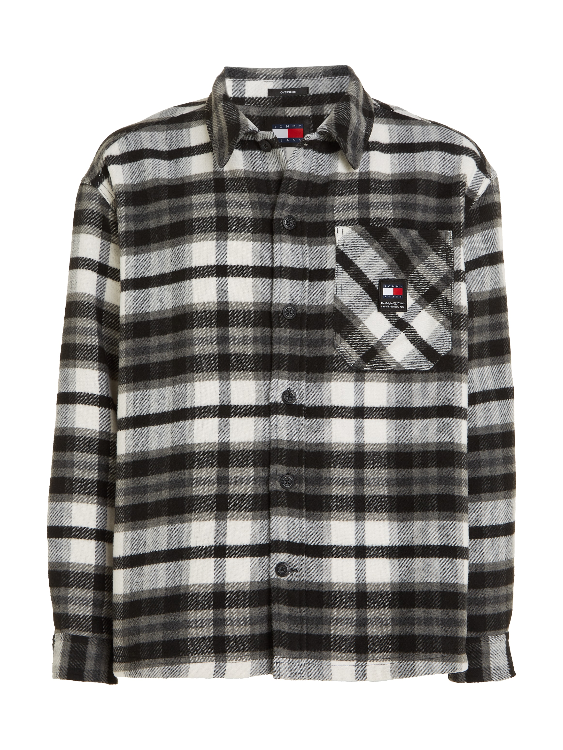 Tommy Jeans Plus Fleecehemd »TJM FLEECE LINED CHECK SHIRT EXT«