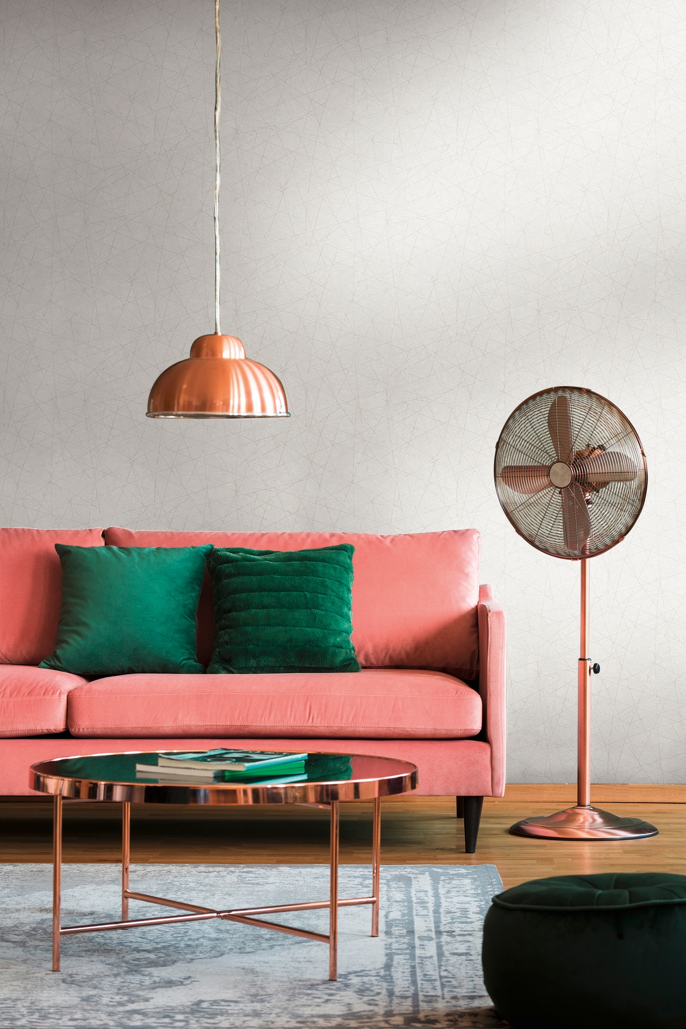 living walls Vliestapete »Metropolitan Stories. Travel Styles. Strukturtapete« Metall-Effekte | gemustert | metallic strukturiert Metallic-Effekt Strukturiert Grafisch Designtapete Tapeten Wohnzimmer