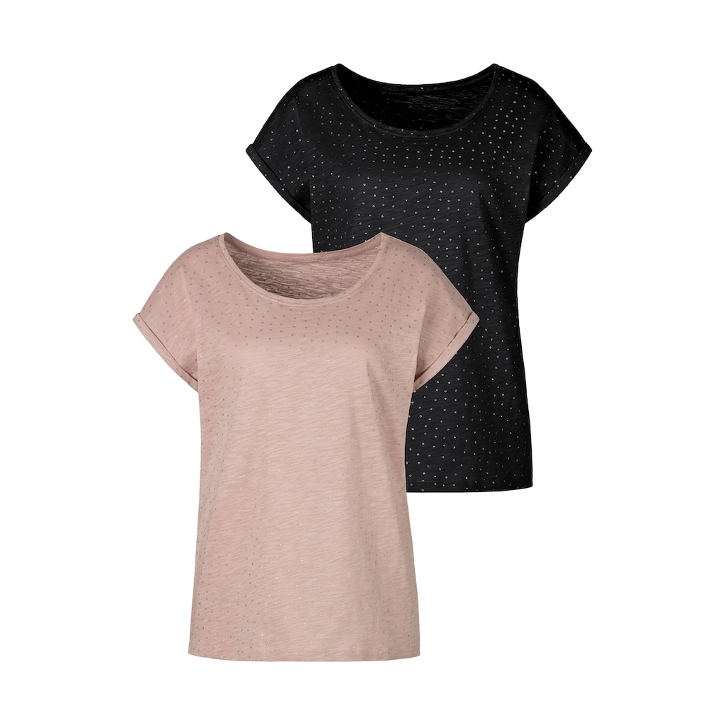 Vivance T-Shirt, (2er-Pack)