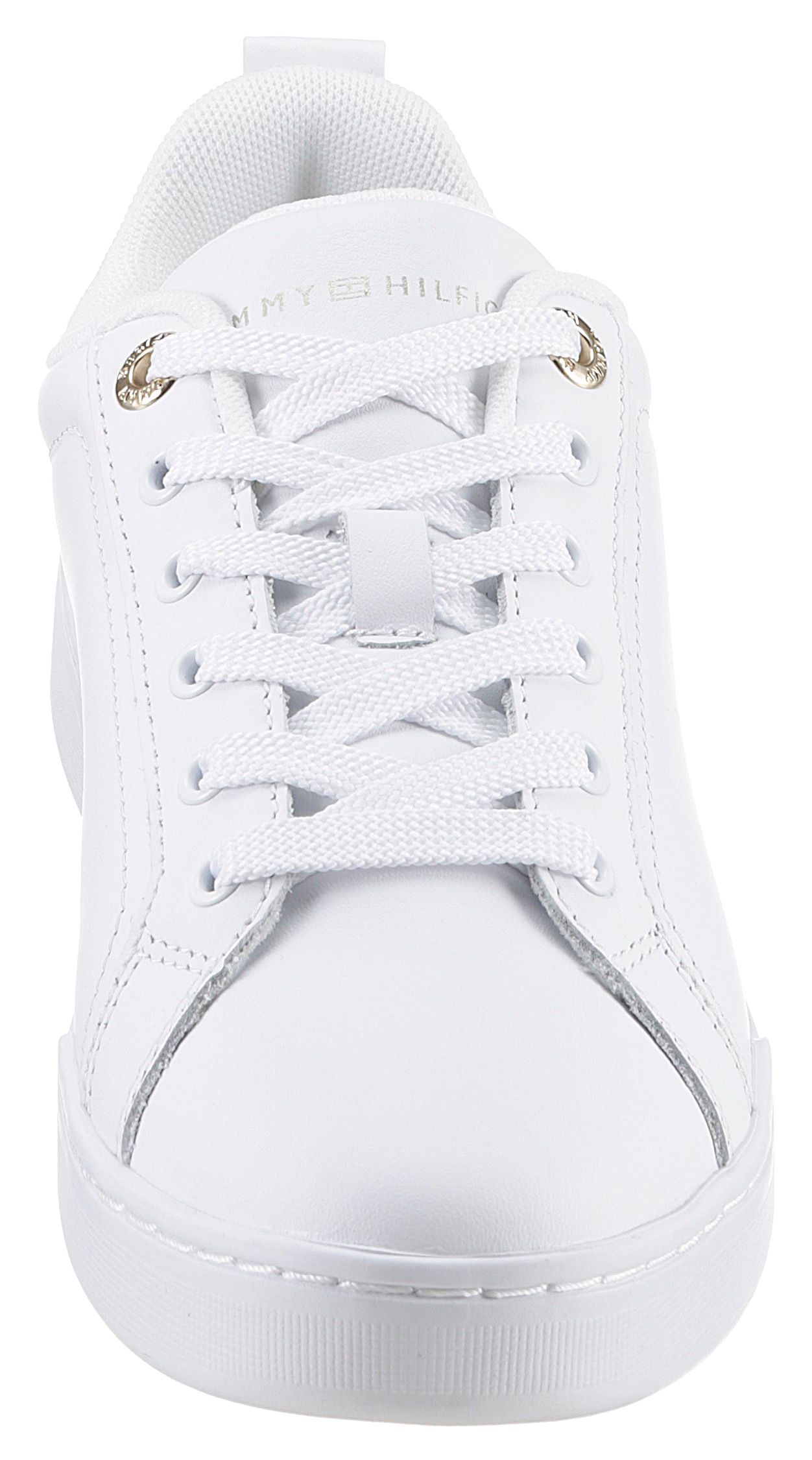 Tommy Hilfiger Plateausneaker »CHIQUE COURT SNEAKER«, mit Detail im Plateau, Freizeitschuh, Halbschuh, Schnürschuh