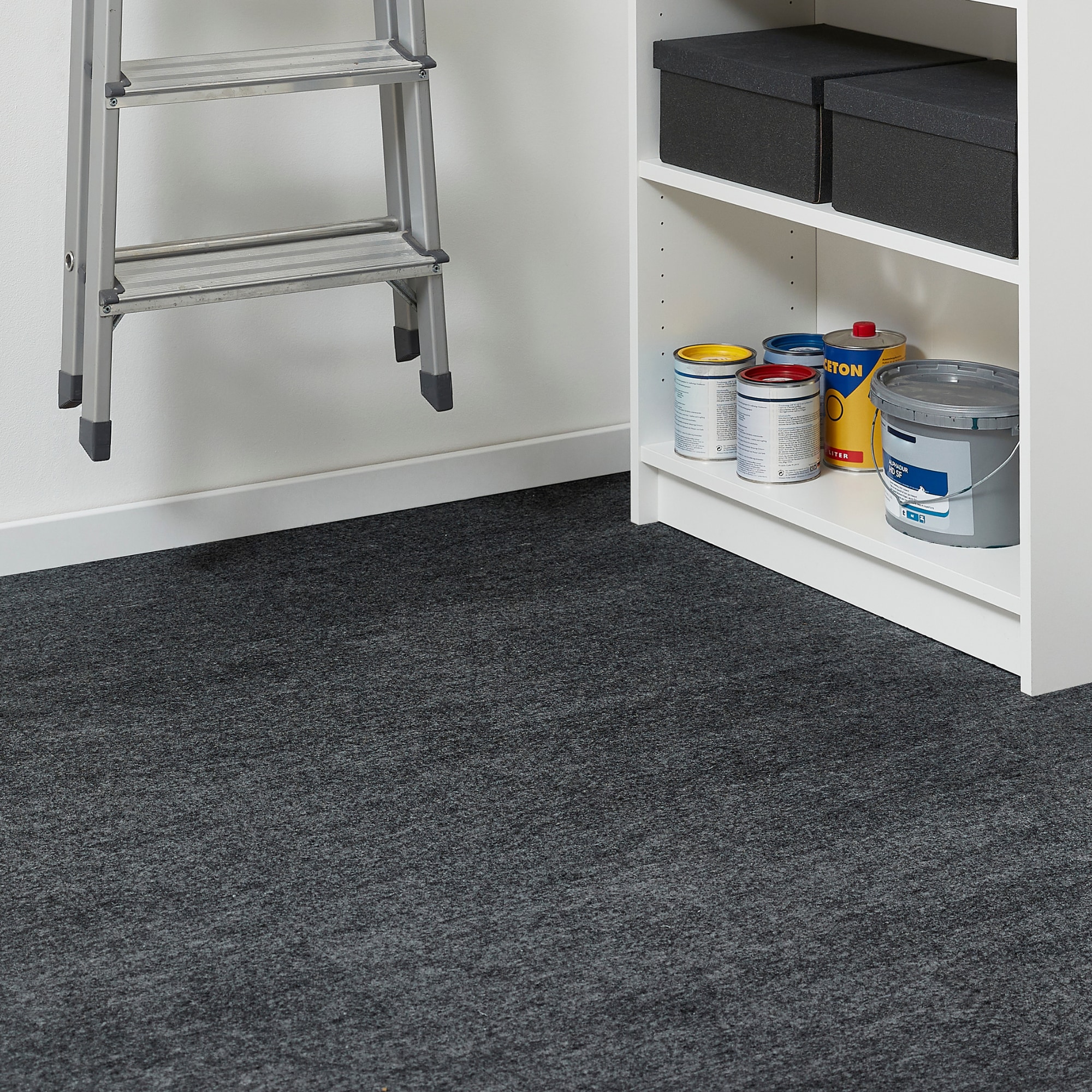 Andiamo Teppichfliese »Skandi, selbstklebend«, rechteckig, 4 mm Höhe, 40x40 cm, 25 Stück (4 qm), 50 Stück (8 qm) oder 100 Stück (16 qm)