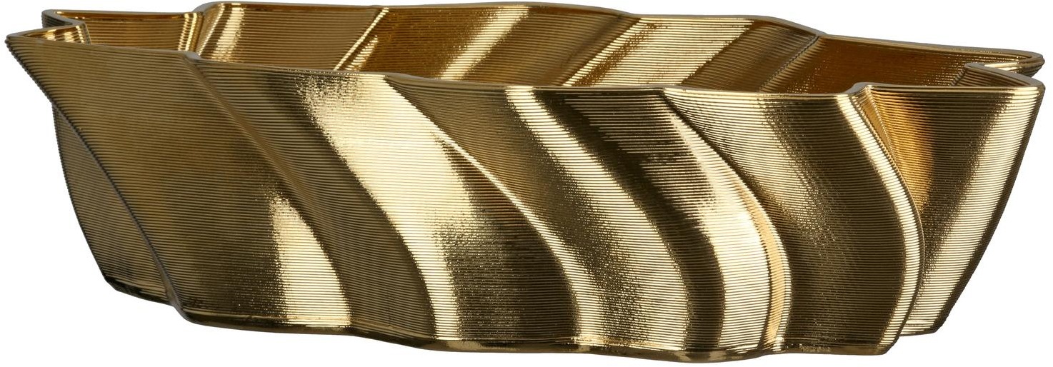 GILDE Schale »Schale, "Aurea", Keramik, goldfarben« 1 aus Keramik Schale, Aurea, Keramikschale, Dekoschale, Designobjekt