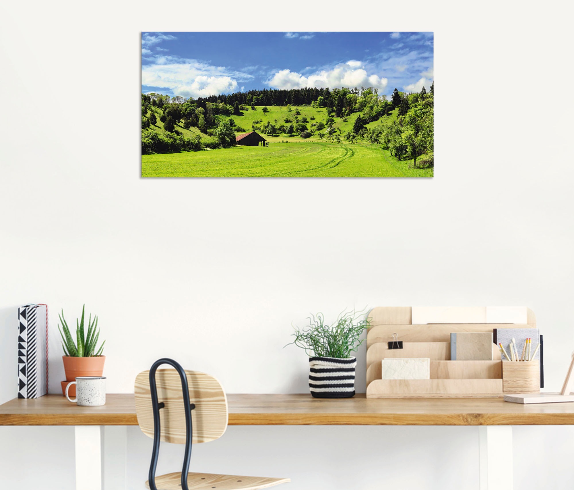 Artland Wandbild »Traumhafte Landschaft im Schwarzwald«, Wiesen &  Baumbilder, (1 St.), als Alubild, Leinwandbild, Wandaufkleber oder Poster  in versch. Größen auf Raten bestellen