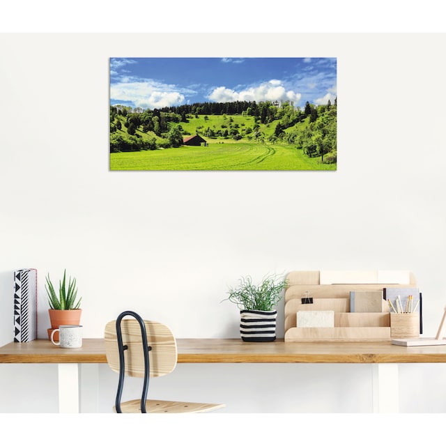Artland Wandbild »Traumhafte Landschaft im Schwarzwald«, Wiesen &  Baumbilder, (1 St.), als Alubild, Leinwandbild, Wandaufkleber oder Poster  in versch. Größen auf Raten bestellen