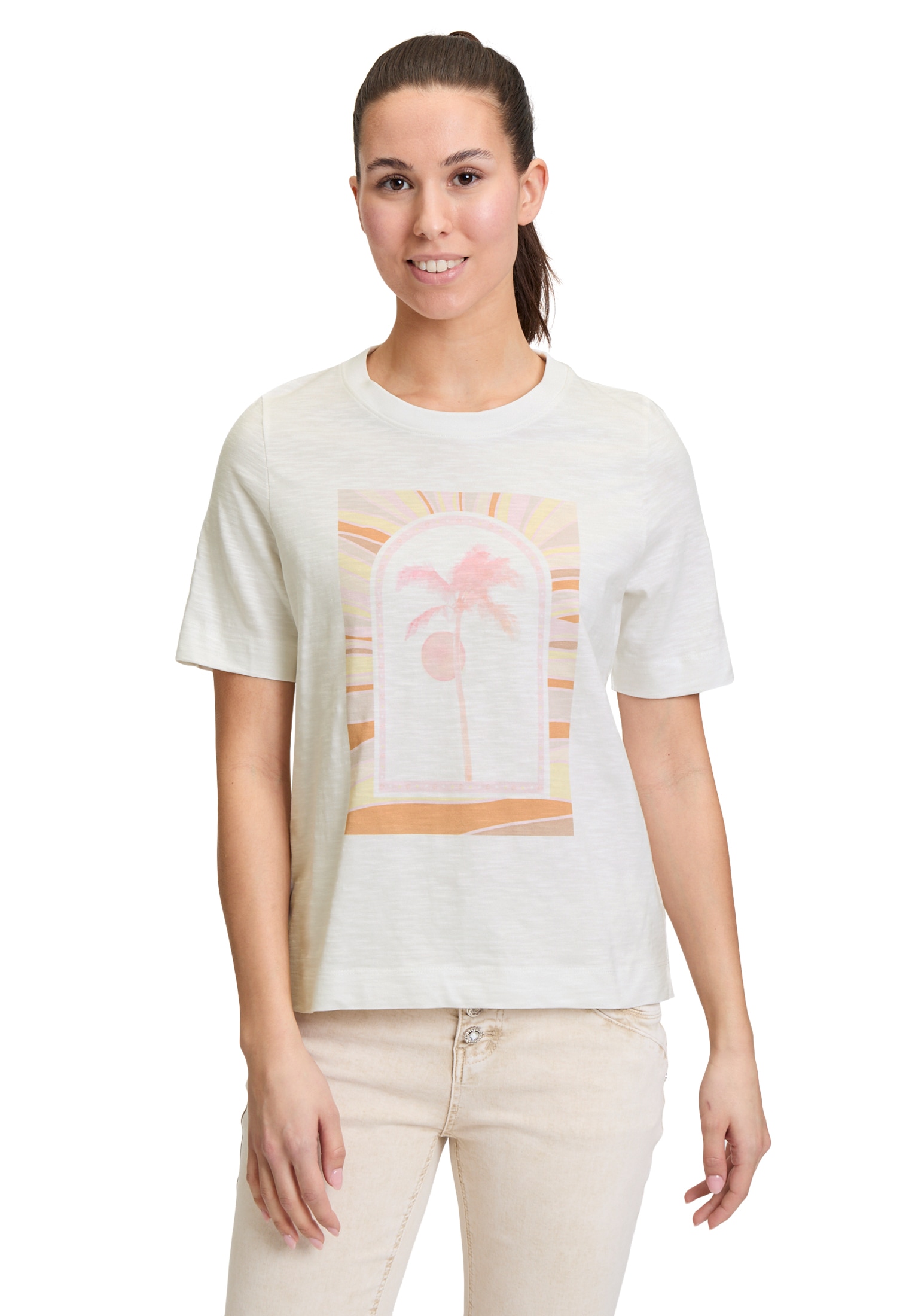 Cartoon Langarmshirt »Printshirt mit Rundhalsausschnitt«