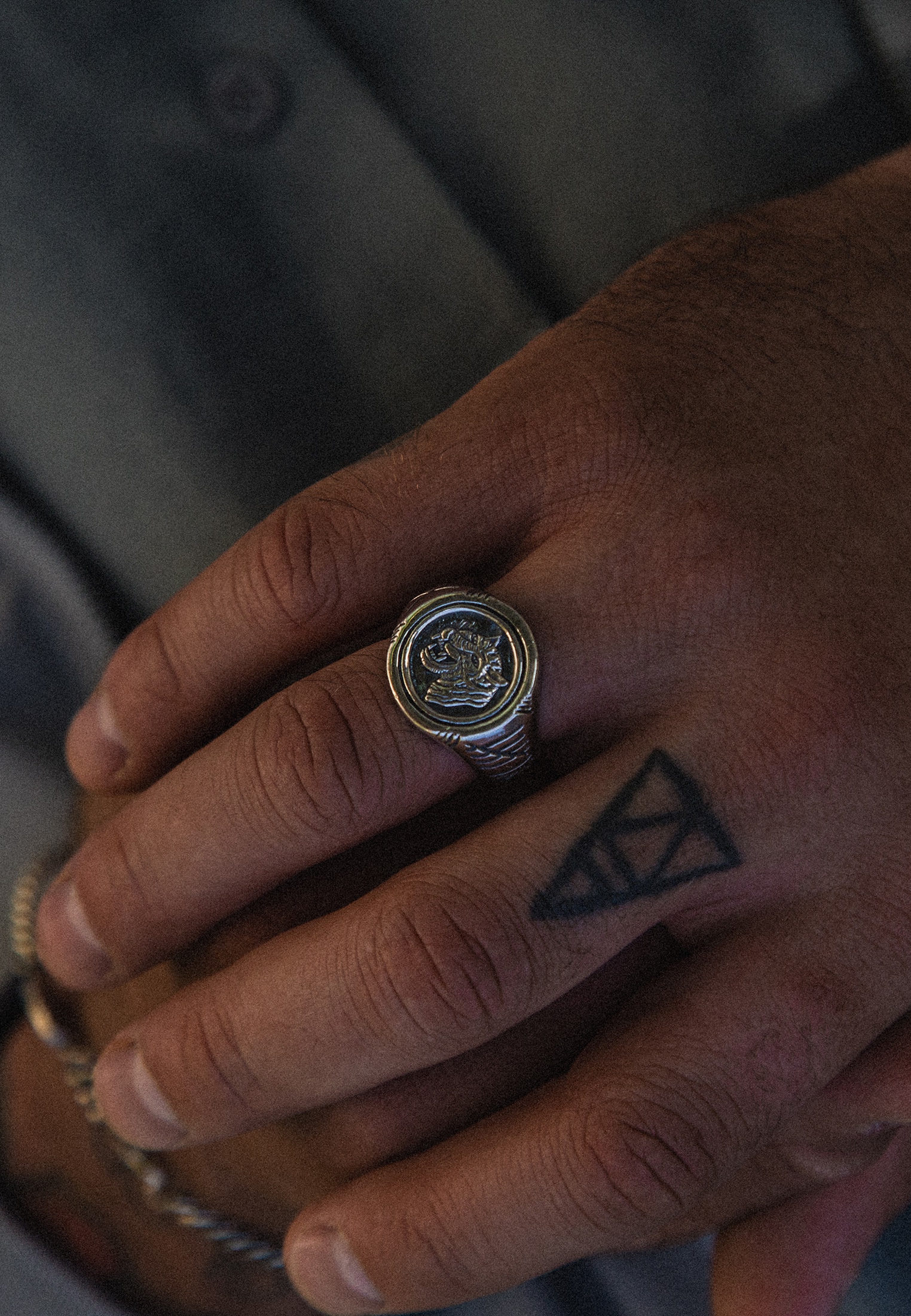 HAZE & GLORY Siegelring »Ring Siegelring - Tiger 925 Silber«