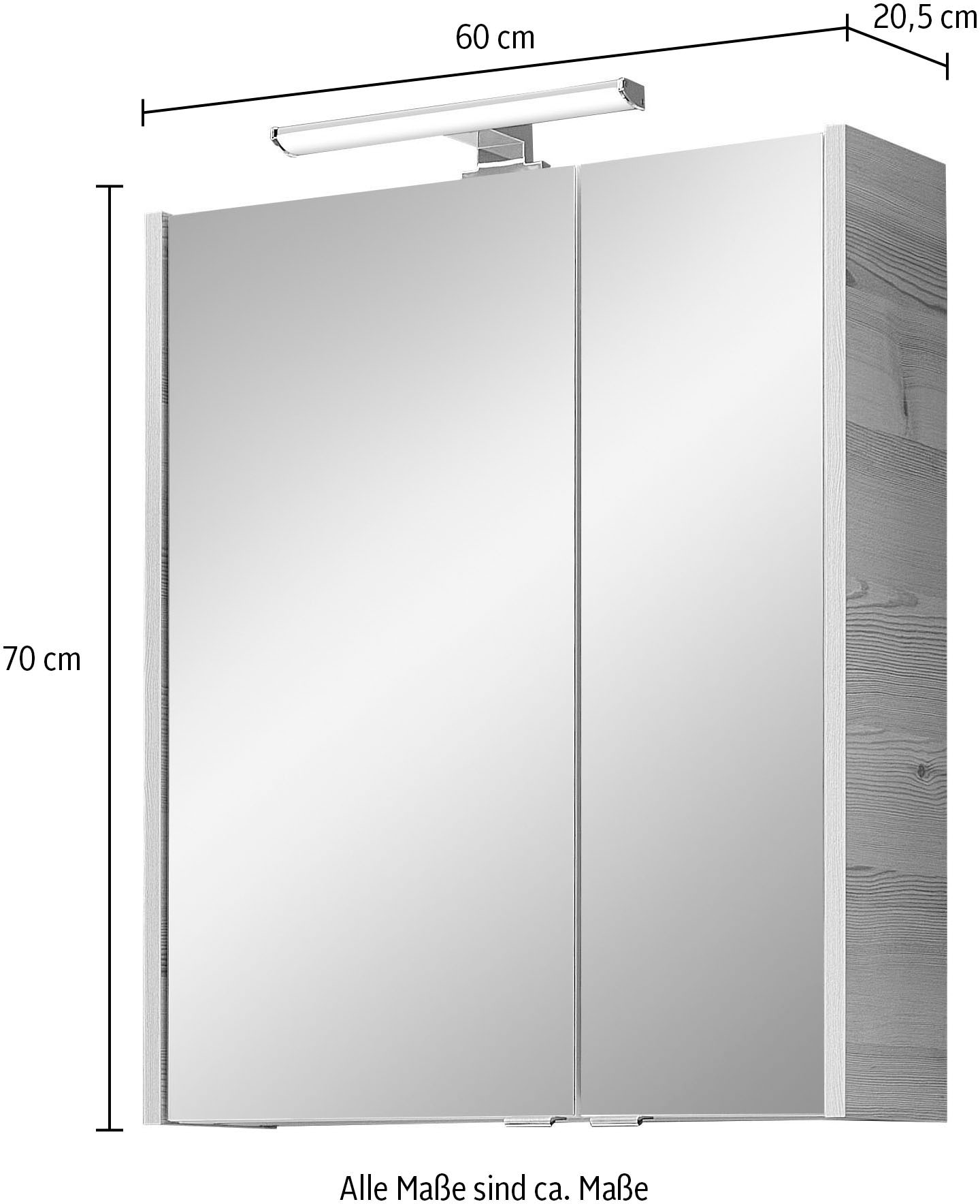 Saphir Spiegelschrank »Quickset 393«