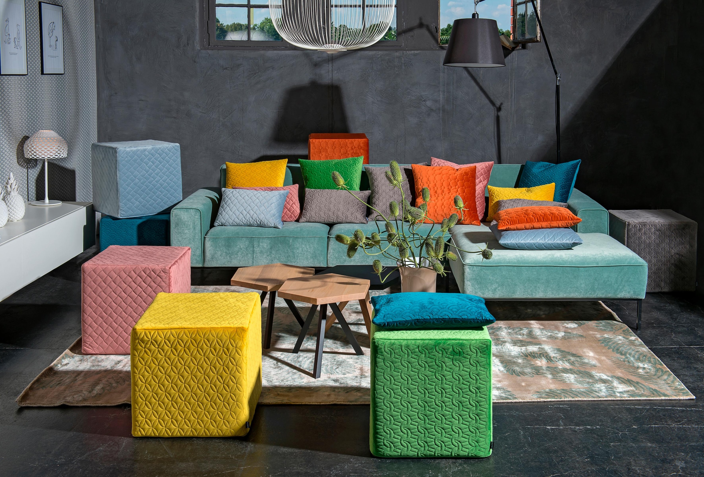 H.O.C.K. Sitzwürfel »Soft Nobile« 1 Stk. tlg. 45/45/45 cm, H.O.C.K.