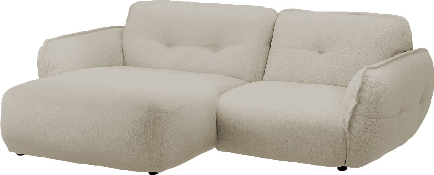 BETYPE Ecksofa »Be Fluffy«, Softes Sitzgefühl, moderne Kedernaht, hochwertiger Bezug