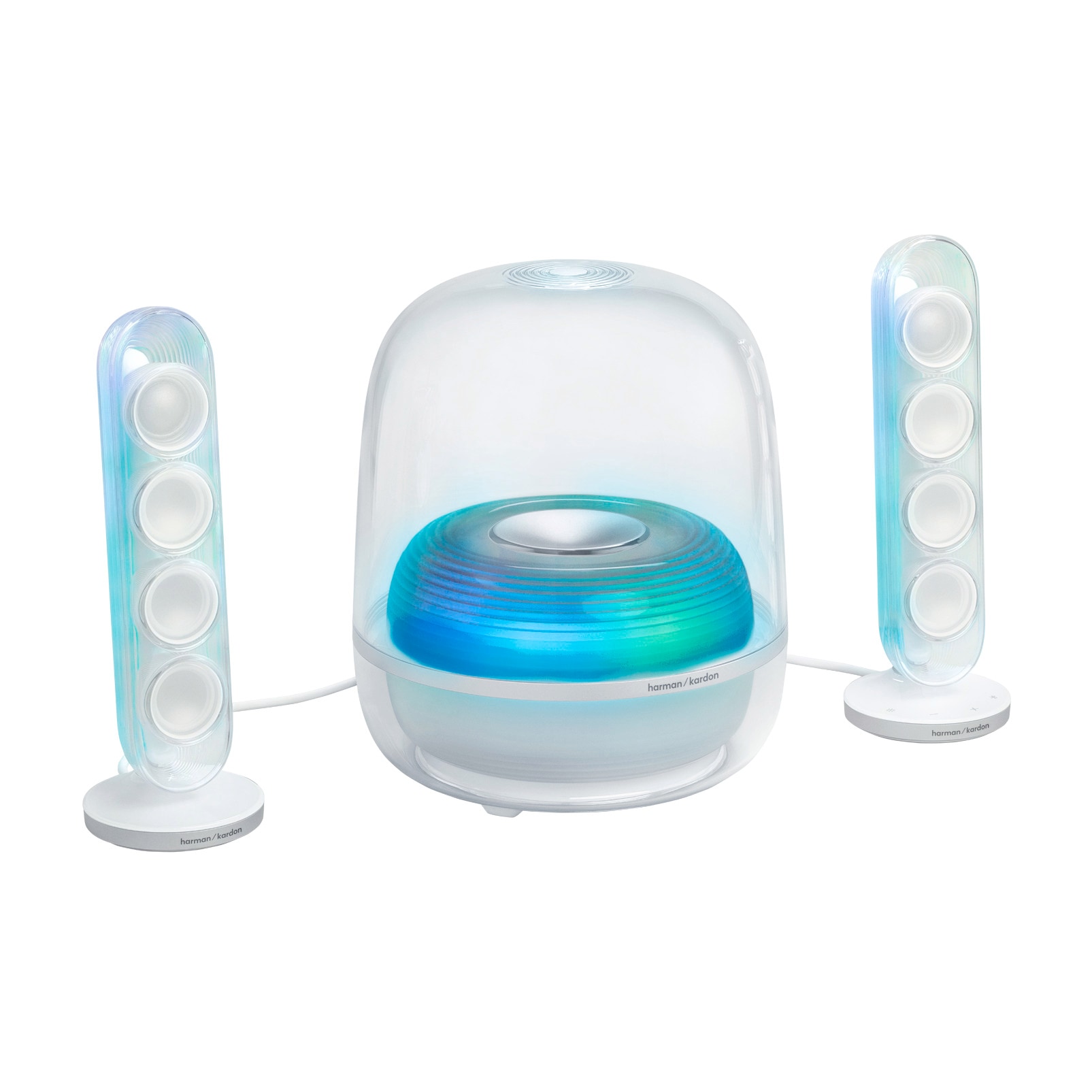 Harman/Kardon 2.1 Soundsystem »SoundSticks 5« 2.1 (A2DP Bluetooth | AVRCP Bluetooth | Bluetooth 190 W) 2.1-Channel Bluetooth Speaker mit HDMI