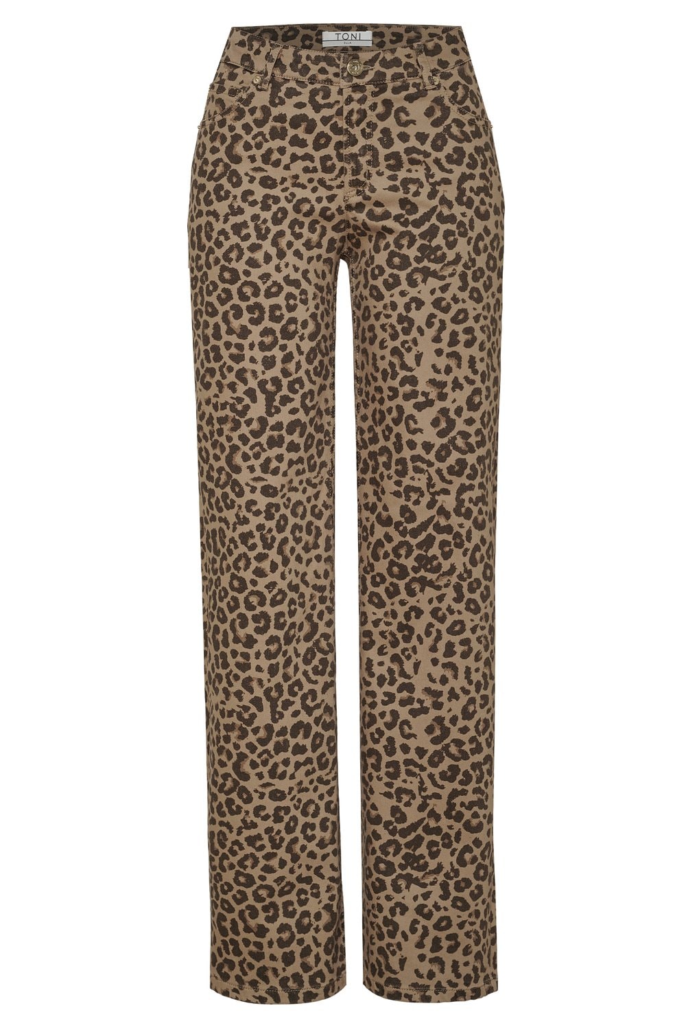 TONI Straight-Jeans »Ella« mit Leo-Print