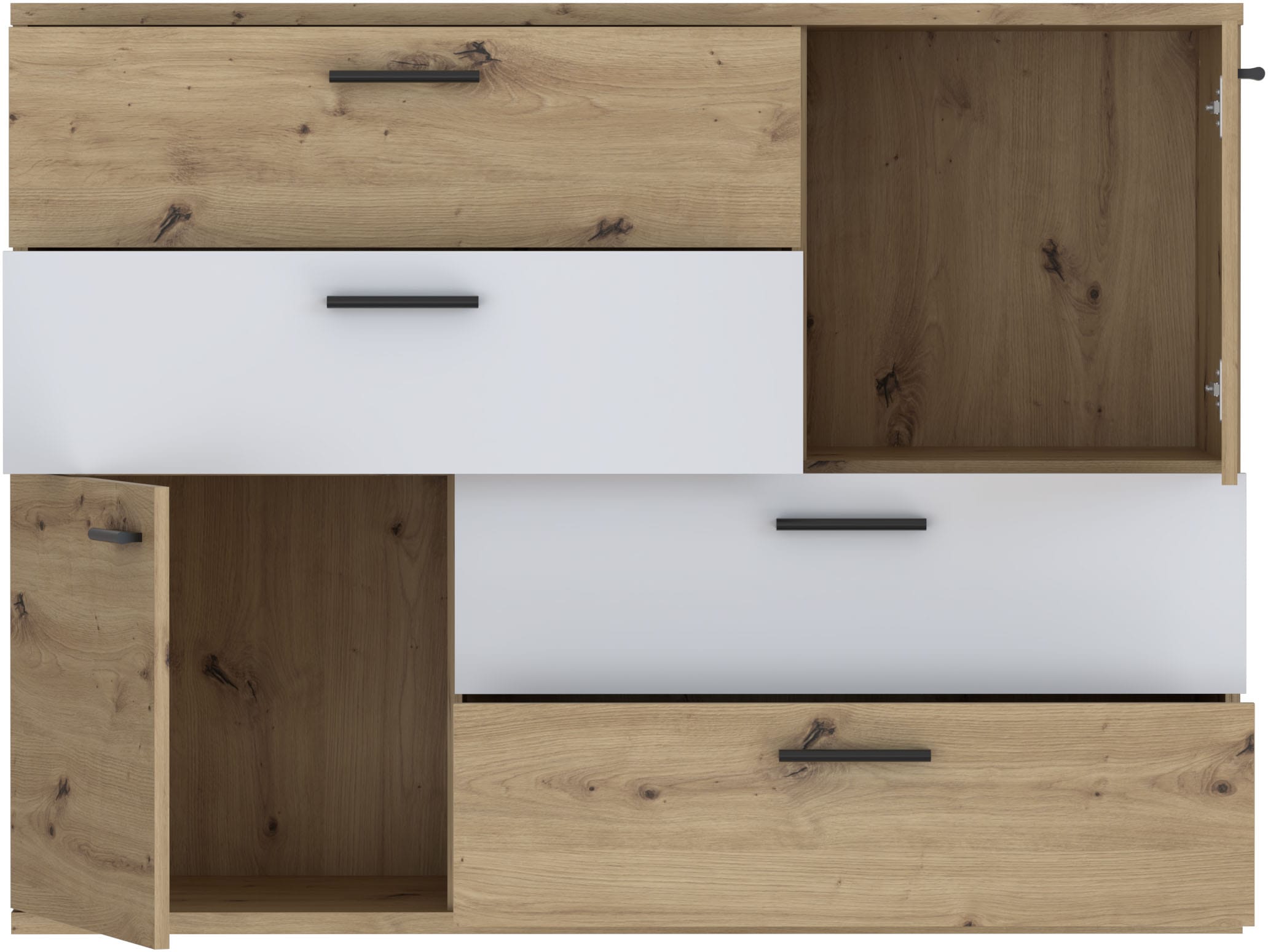 FORTE Kommode »Skive«, Breite ca. 125 cm