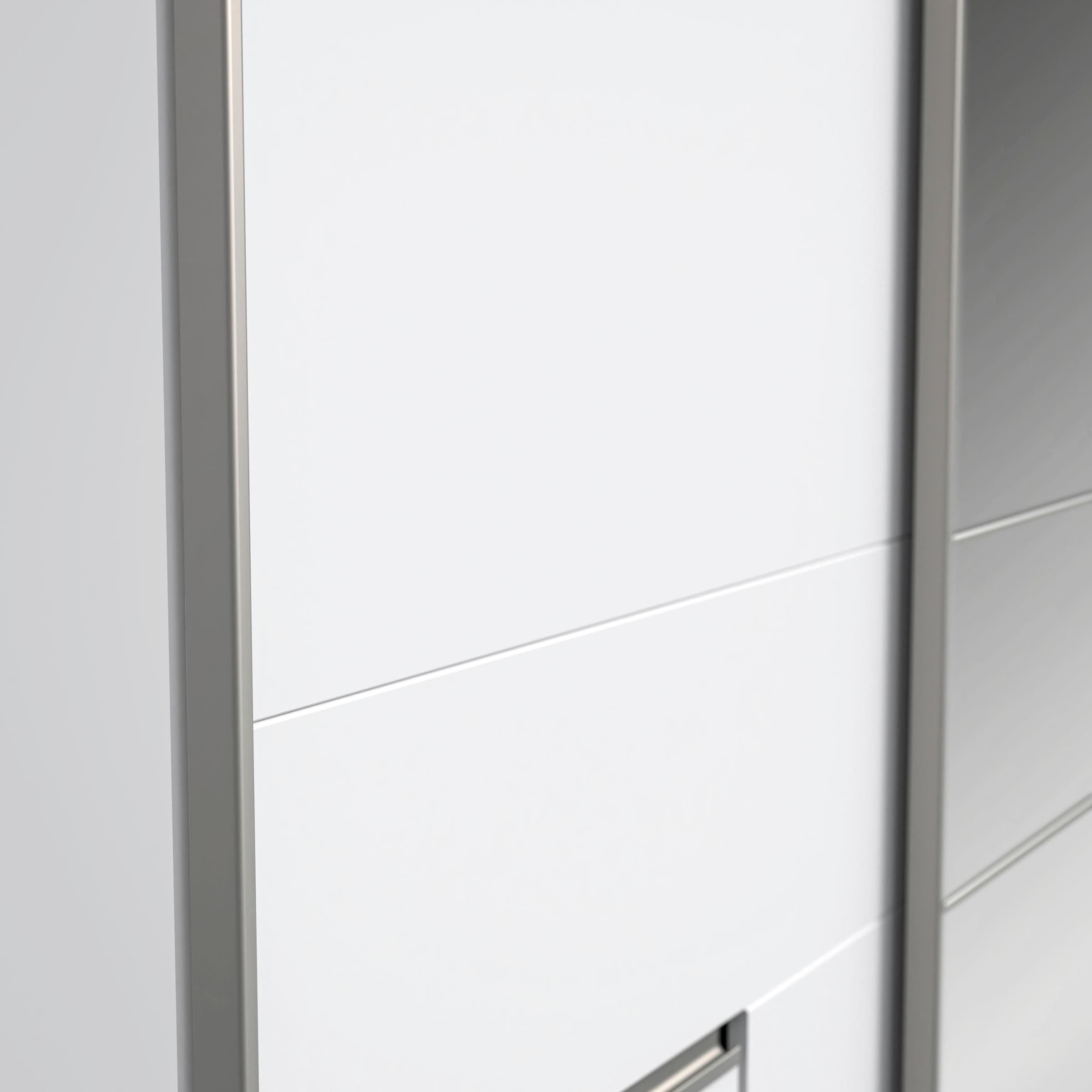 FORTE Schwebetürenschrank, mit 3 Schubladen