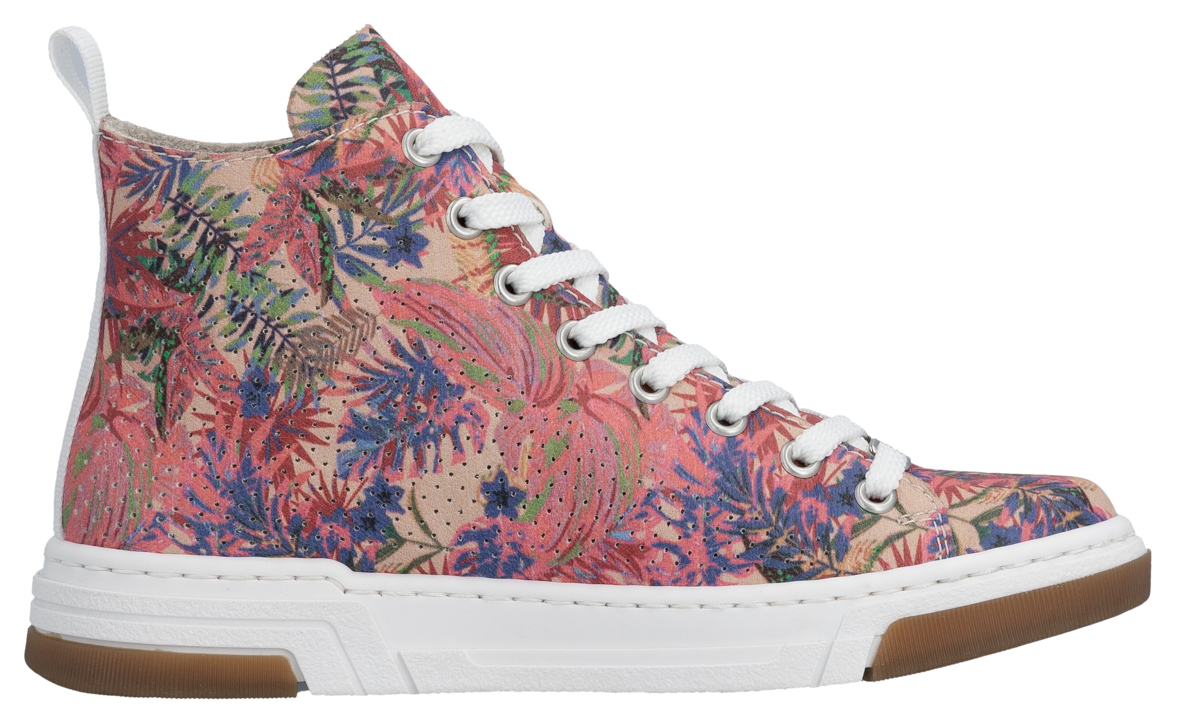 Rieker Sneaker  High Top-Sneaker, Freizeitschuh, Schnürschuh mit Plateausohle