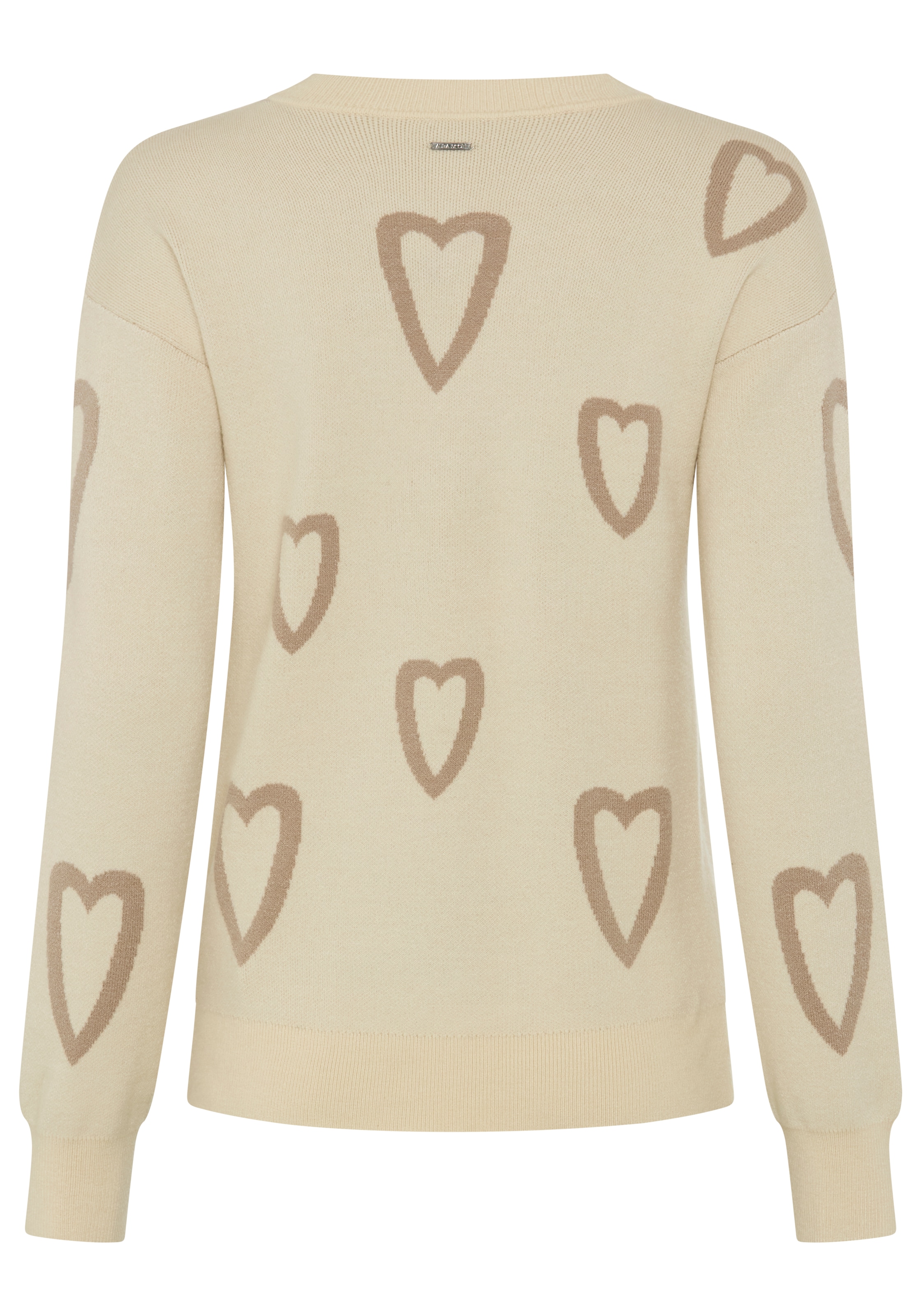 Laura Scott Rundhalspullover kuscheliger Winterstrick mit Muster