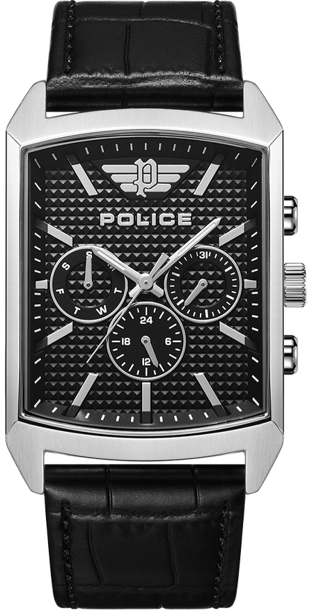 Police Multifunktionsuhr »SALEVE, PEWJF2204801«, Armbanduhr, Quarzuhr, Herrenuhr, Datum