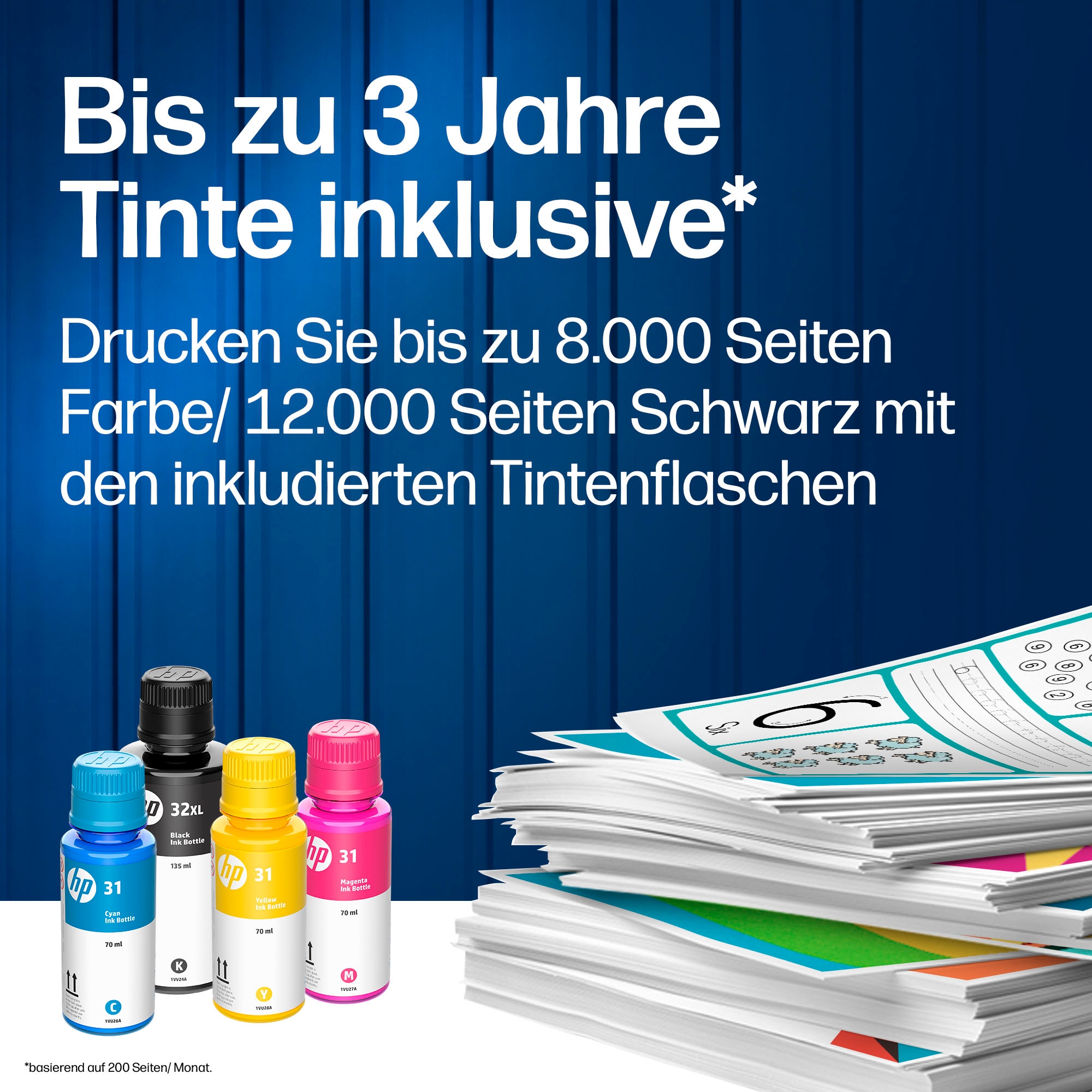 HP Multifunktionsdrucker »Smart Tank 7605« Bis zu 50€ Cashback sichern! Nur bis zum 31.10.2026
