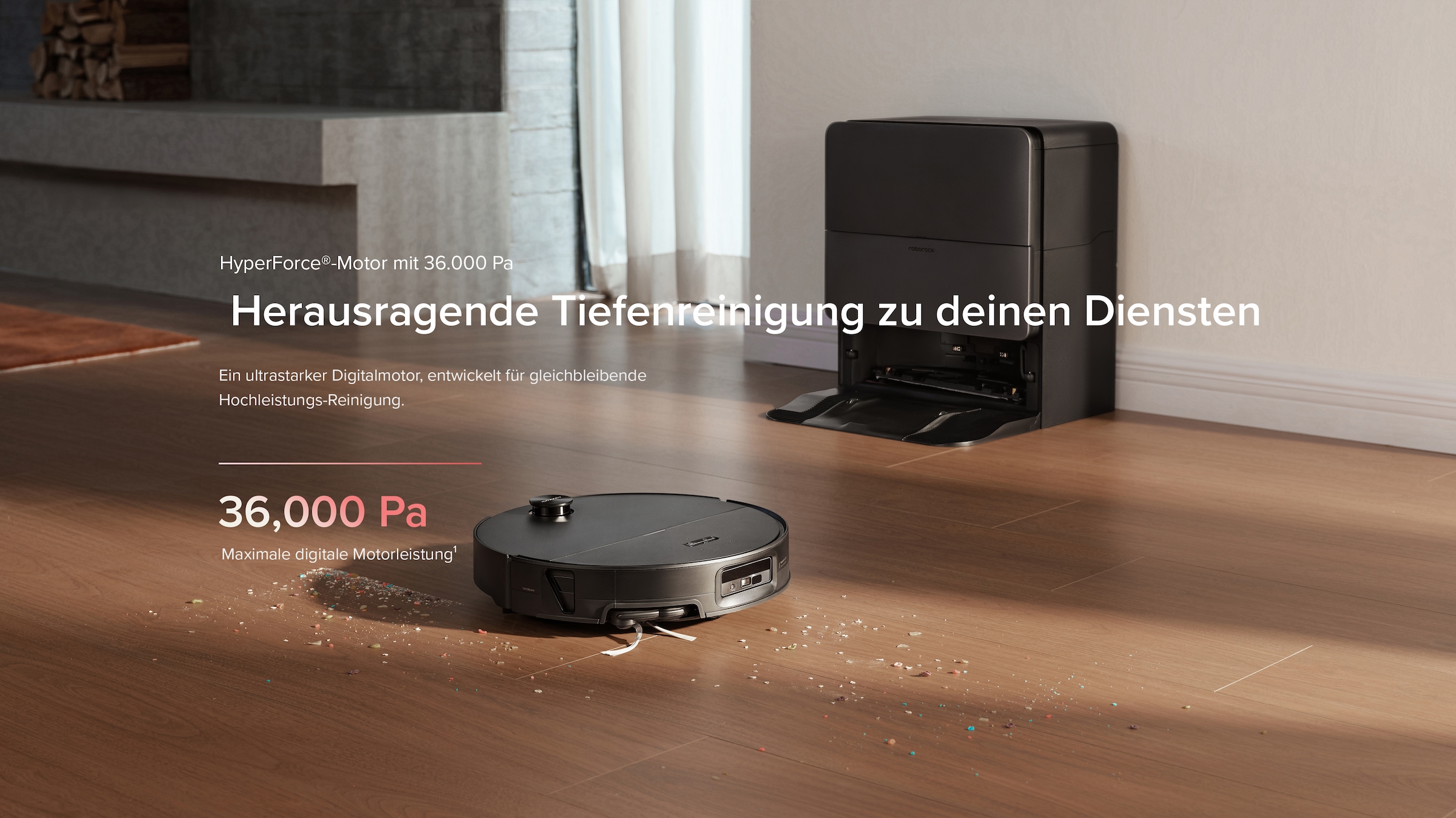 Roborock Saugroboter »Saros 20 Sonic Complete, Black«