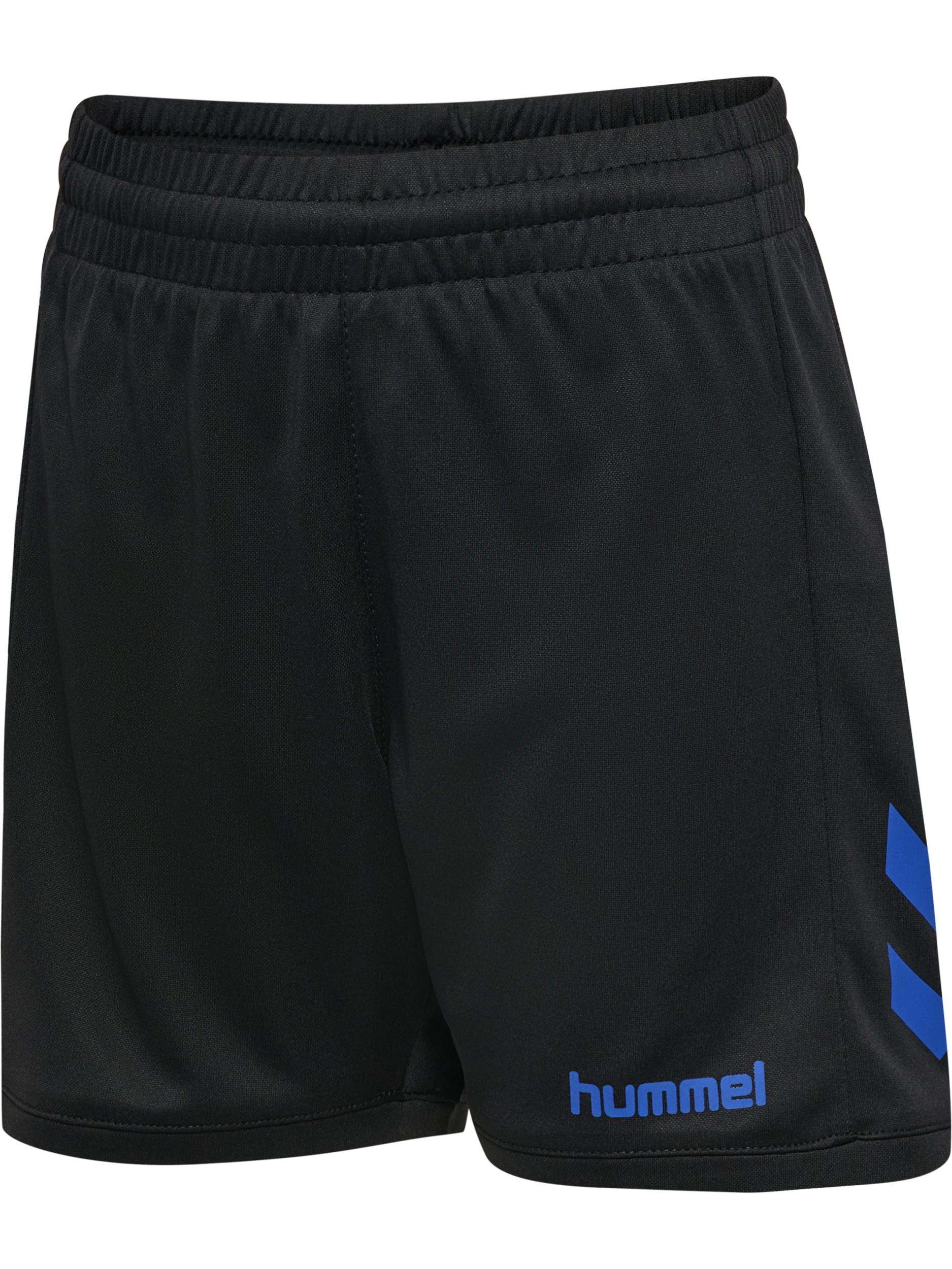 hummel T-Shirt & Shorts »HMLBLAZE CLUB 26 POLY SET KIDS« 2 mit Seitentaschen, mit gedrucktem Logo am Bein