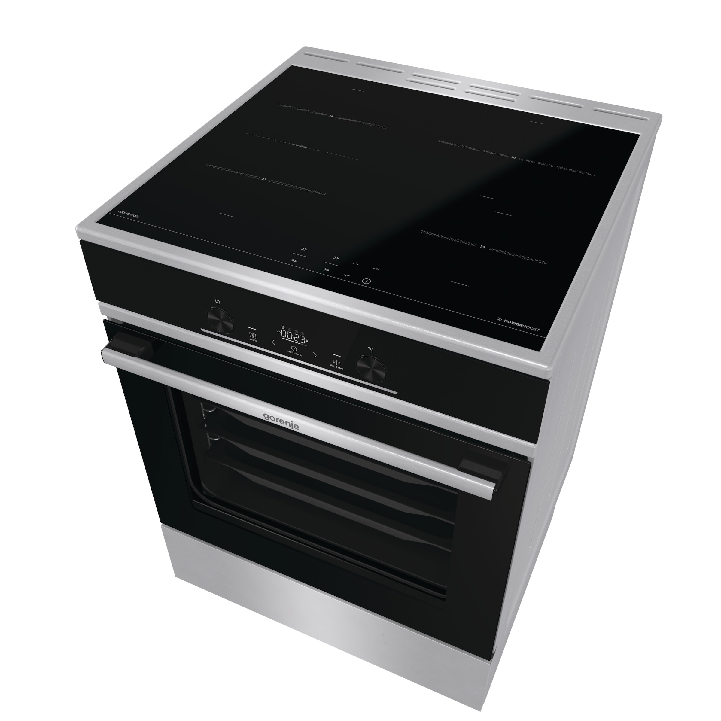 GORENJE Induktions-Standherd »GEIT6E81XPG«, Pyrolyse-Selbstreinigung, (1 St.)