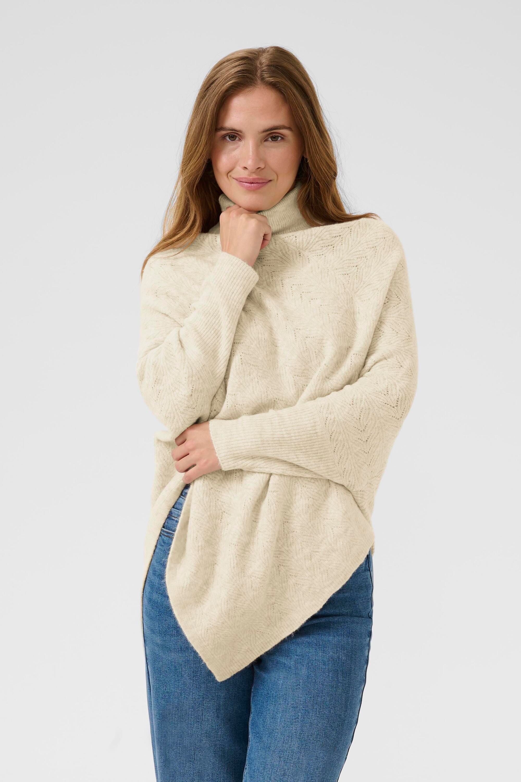 KAFFE Strickponcho »Poncho KAjennie«