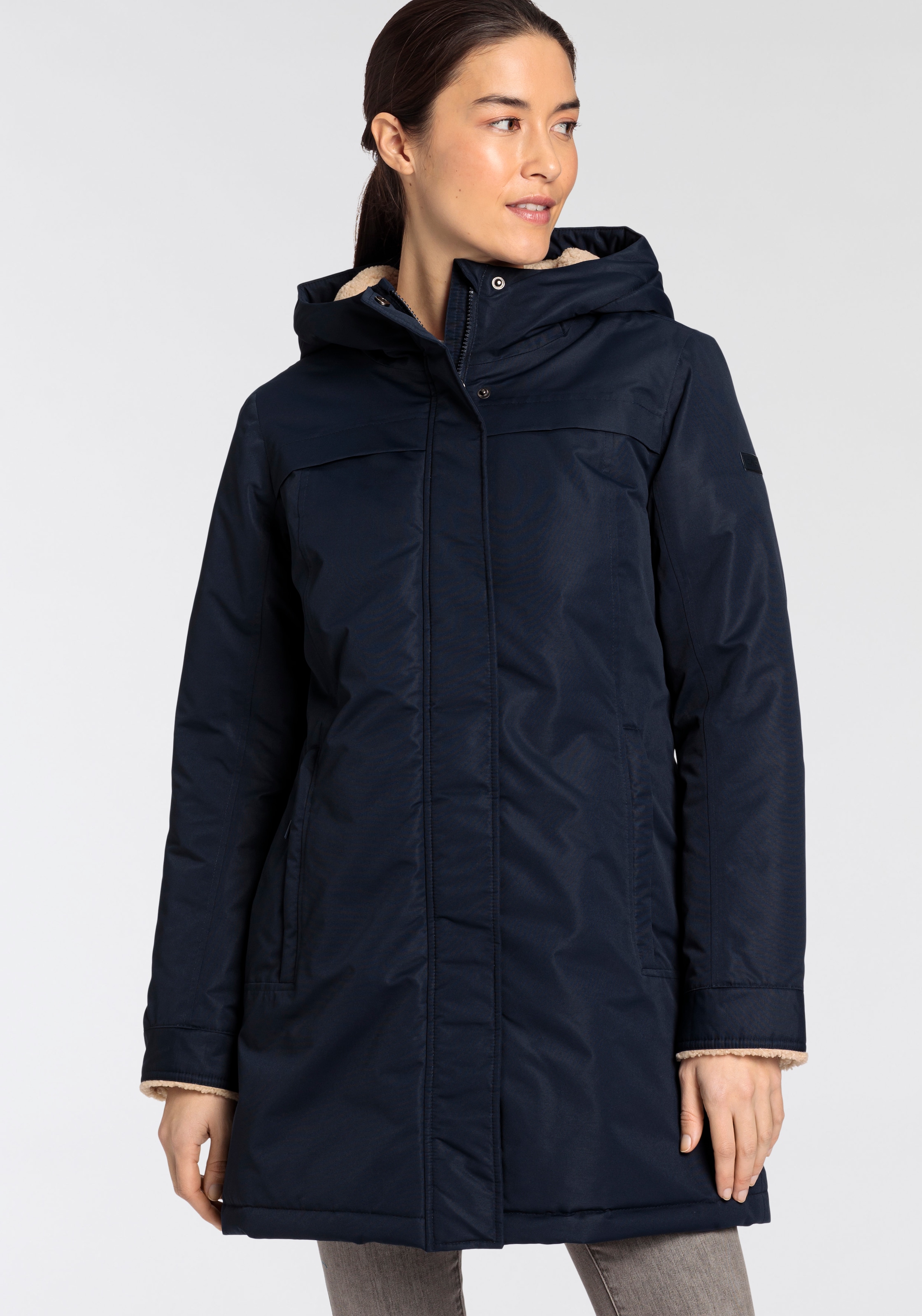 Outdoorjacke, mit Kapuze