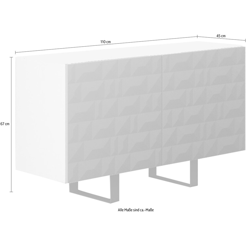 DIVENTA Sideboard, Breite 110 cm