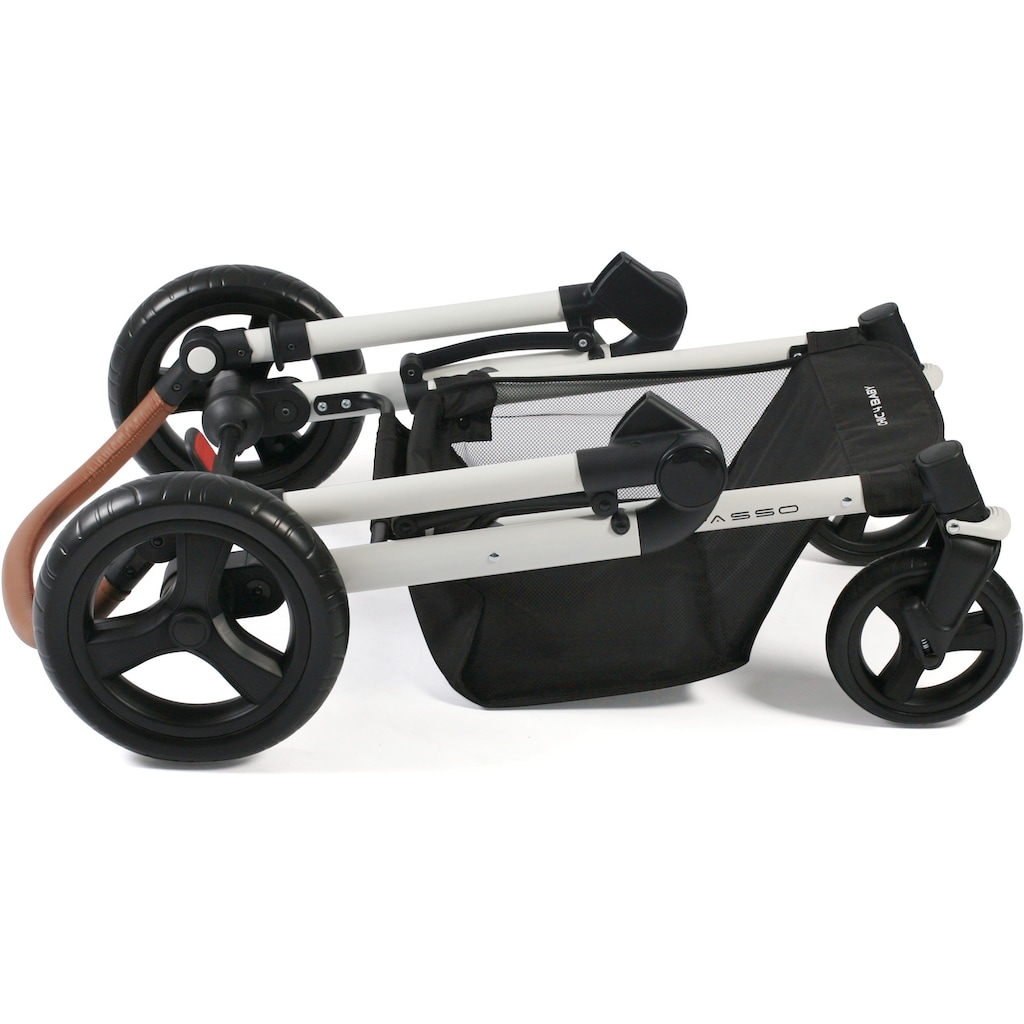 CHIC4BABY Kombi-Kinderwagen »Passo, Melange Grau«, 15 kg, ; Kinderwagen