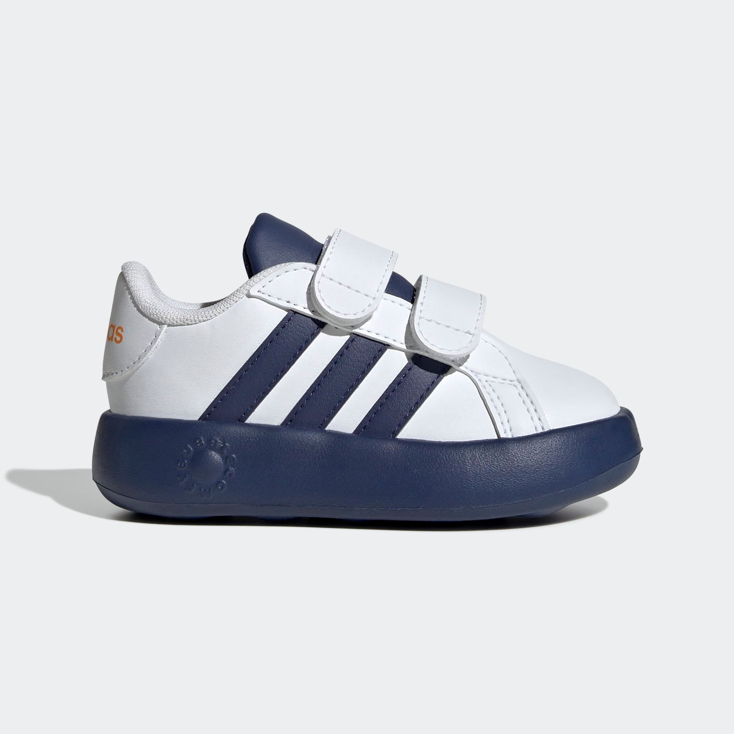 adidas Sportswear Klettschuh »GRAND COURT 2.0 KIDS«, Design auf den Spuren des adidas Superstar, für Kinder