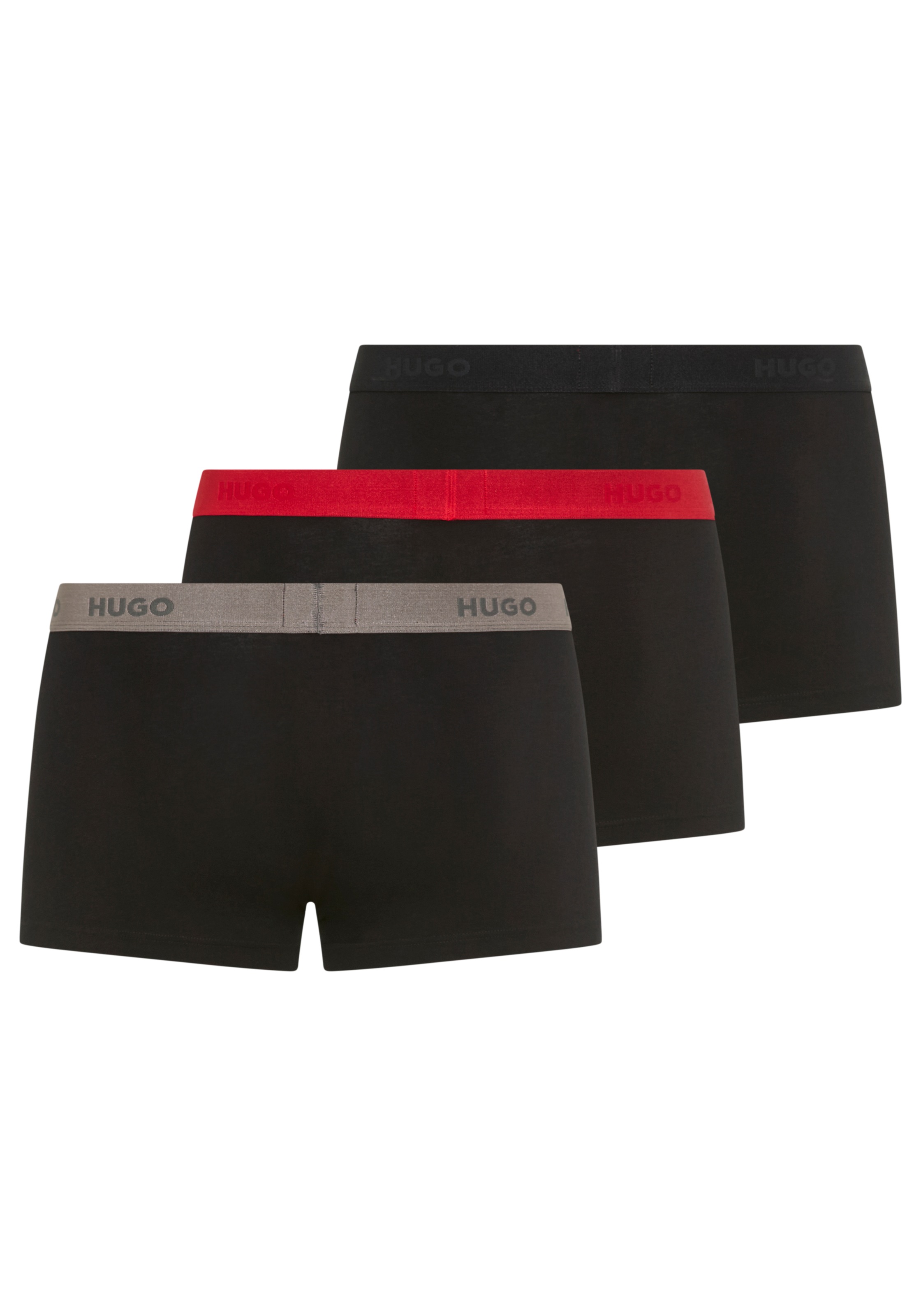 HUGO Underwear Trunk »TRUNK TRIPLET PACK« Packung, 3 Stk. mit Logoschriftzug auf dem Bund
