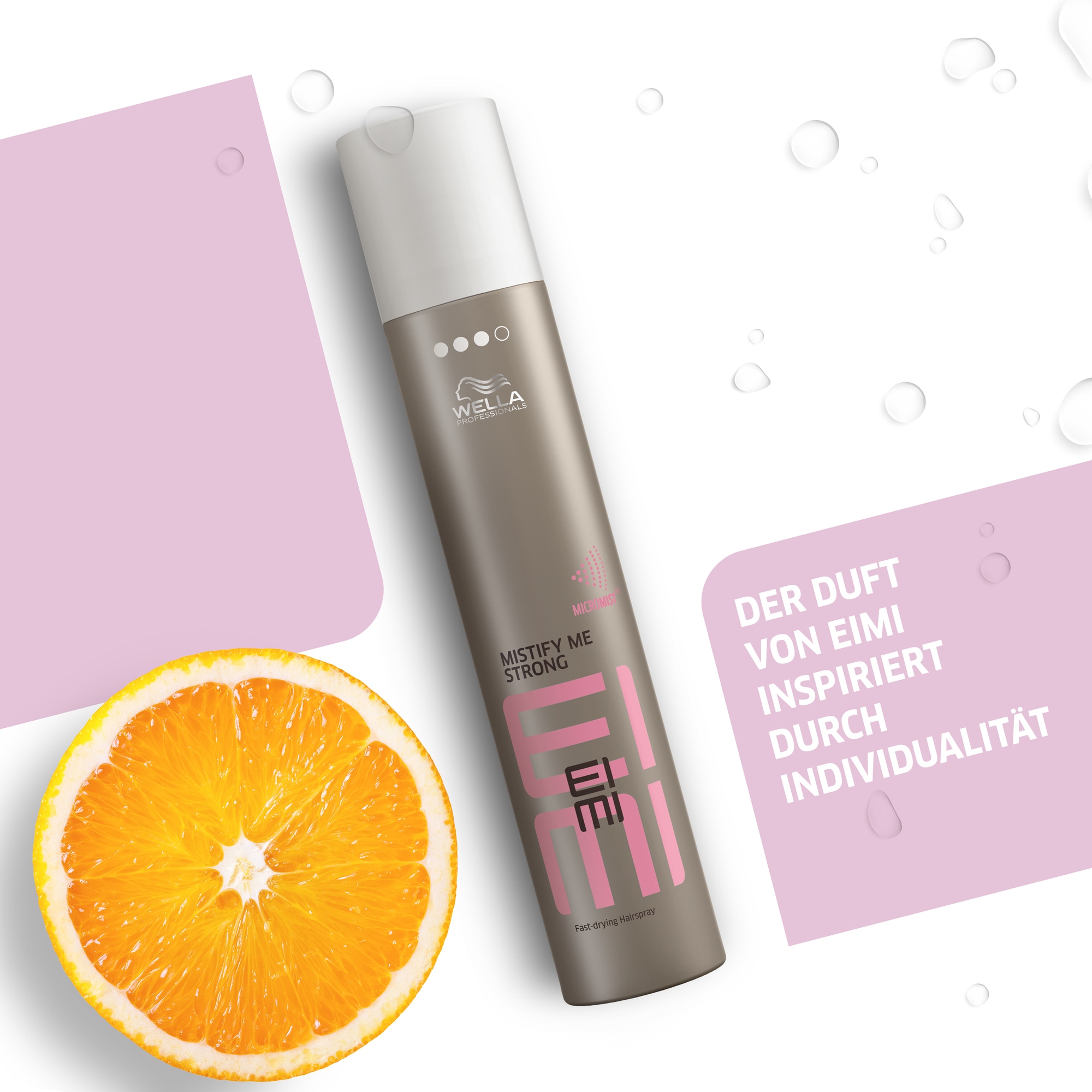 Wella Professionals Haarpflege-Spray »EIMI Mistify Me Strong Schnelltrockendes Haarspray« 24h Halt, leicht auskämmbar, Haltegrad 3