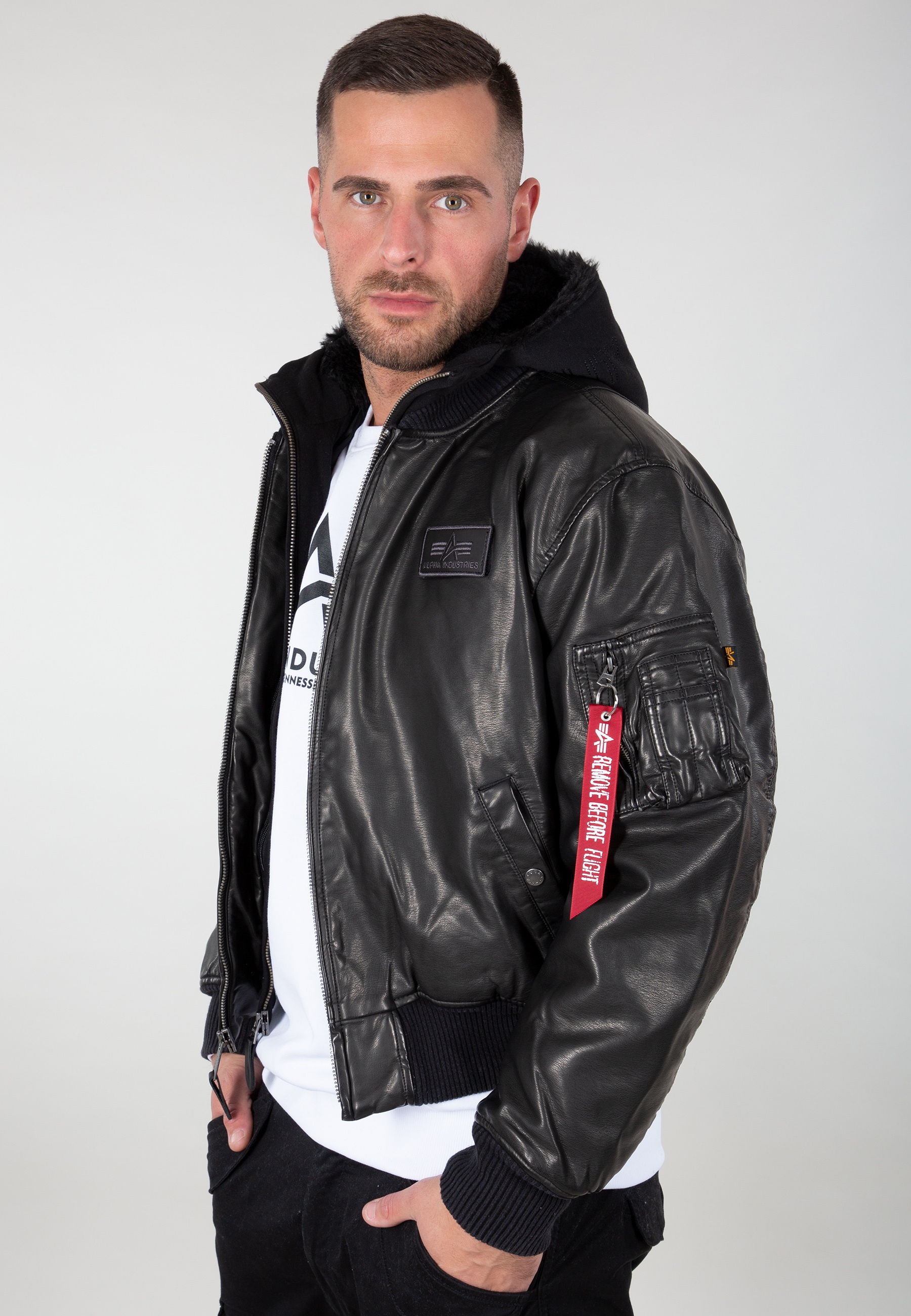 Lederjacke »ALPHA INDUSTRIES Men - Leather & Faux Jackets«