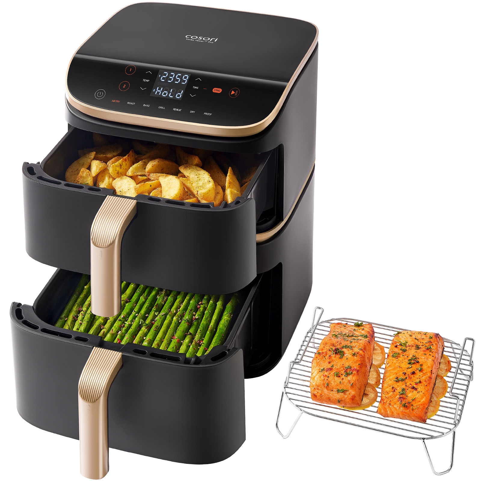 Cosori Heißluftfritteuse »CAF-DC123S-DDER« 2630 W