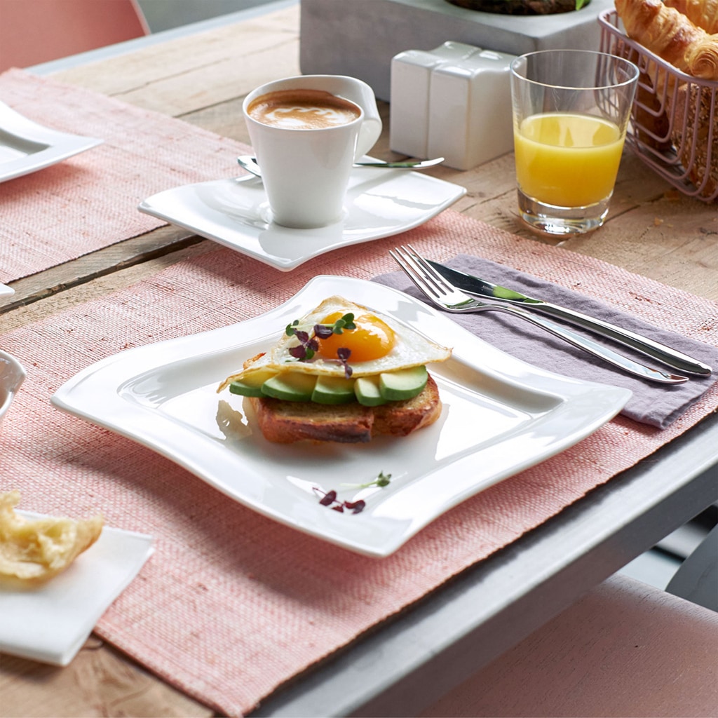 Villeroy & Boch Tafelgabel »Tafelgabel NewWave 203 mm 6er Set silber« Spülmaschinenfest