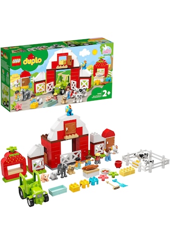 LEGO® Konstruktionsspielsteine »Scheune, Traktor und Tierpflege (10952), LEGO® DUPLO®... kaufen