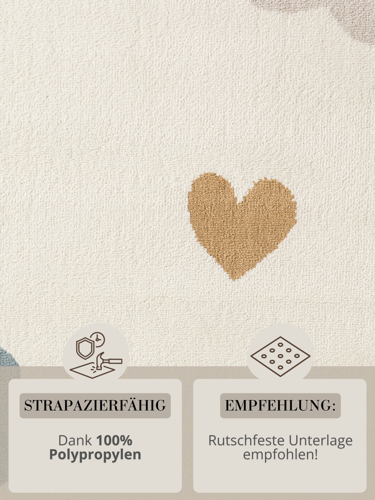 HANSE Home Kinderteppich »Skyla« rechteckig 10 mm Höhe Pflegeleicht, Weich, Kinderzimmer, Spielteppich, Spielunterlage