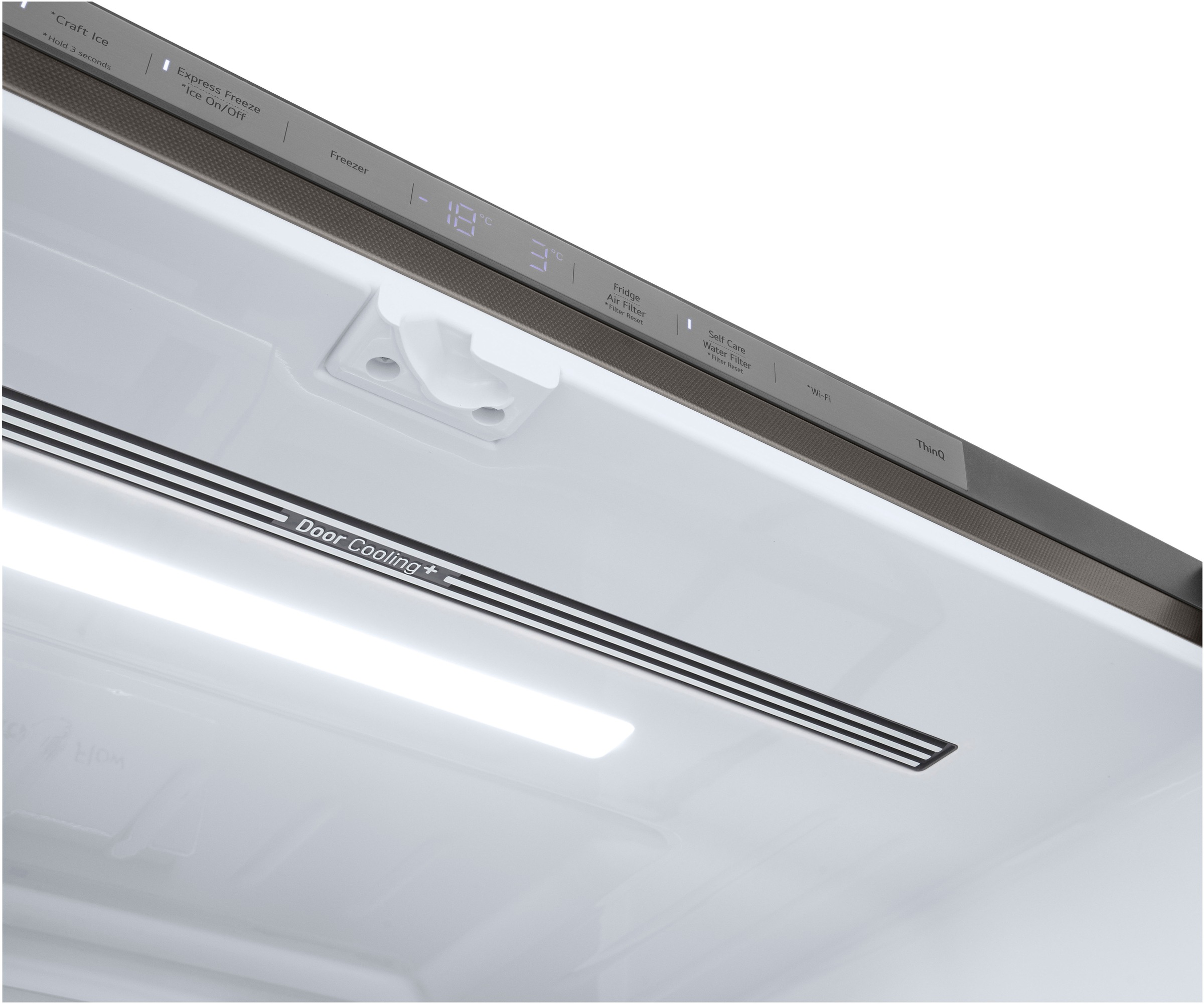 LG Multi Door »GMG960MBEE«, InstaView®: zweimal klopfen, reinschauen! mit Craft Ice - Spender