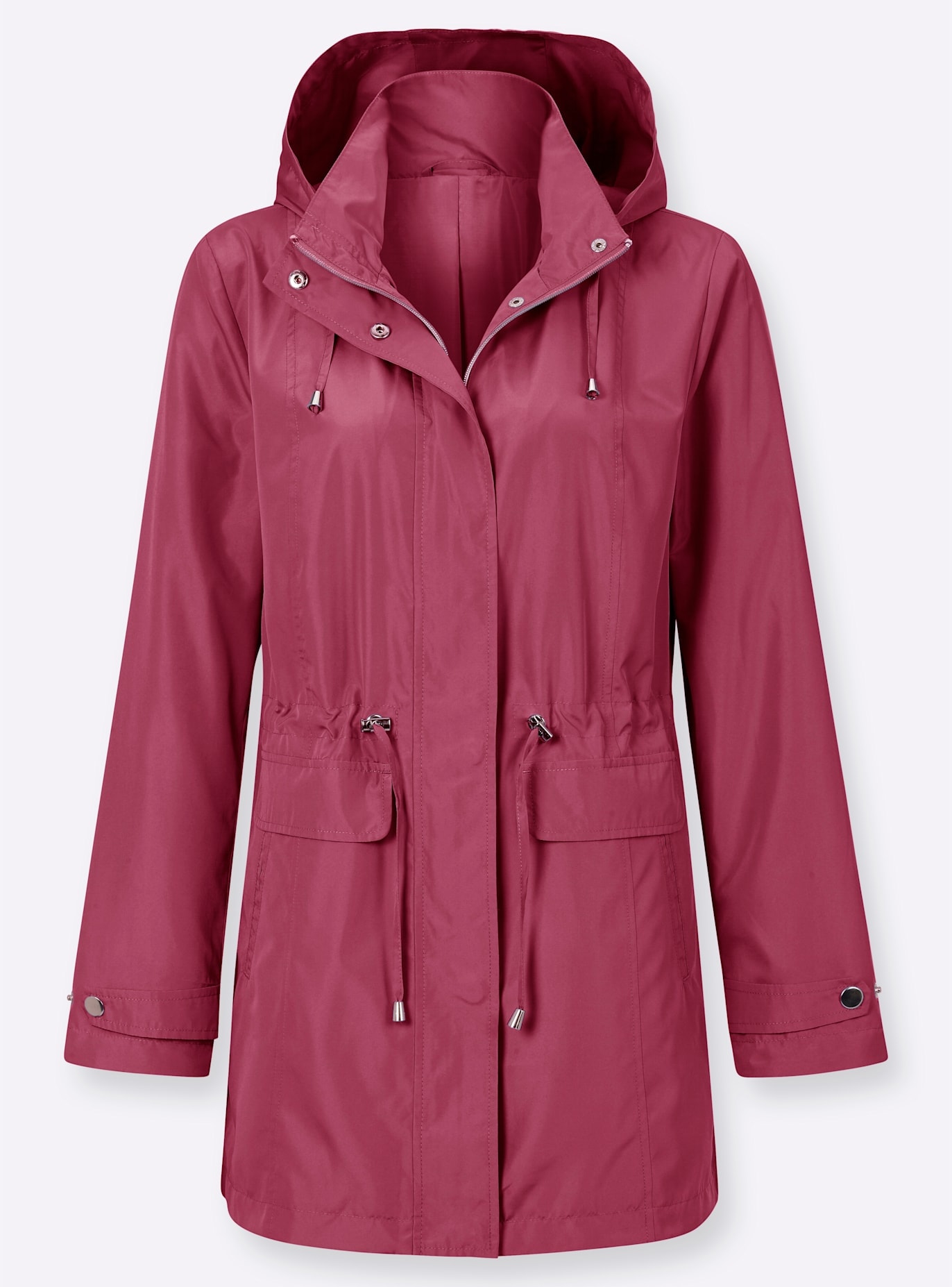 Classic Basics Langjacke mit Kapuze