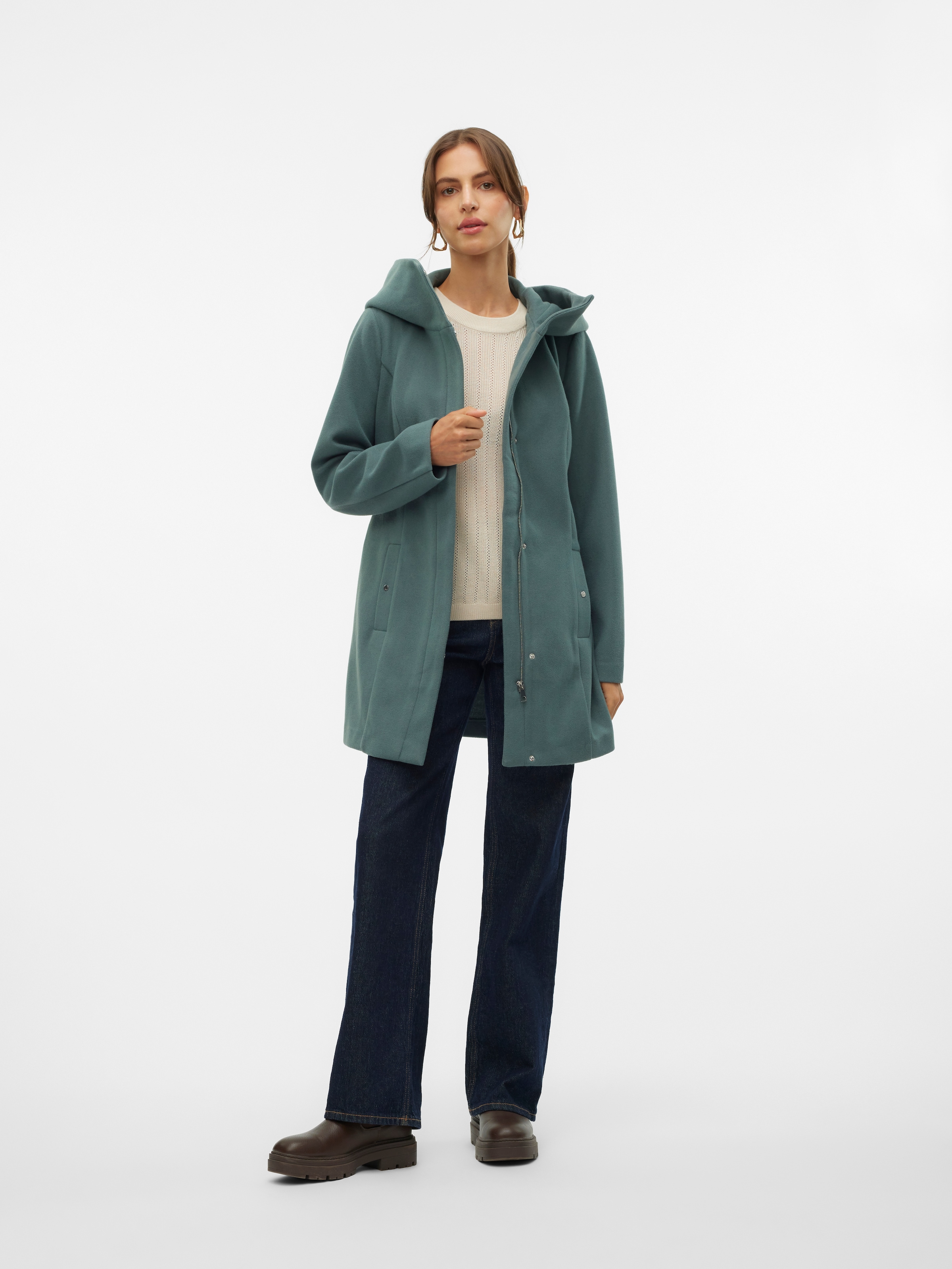 Vero Moda Langjacke »VMPOPLIVA JACKET GA BOO«, mit Kapuze