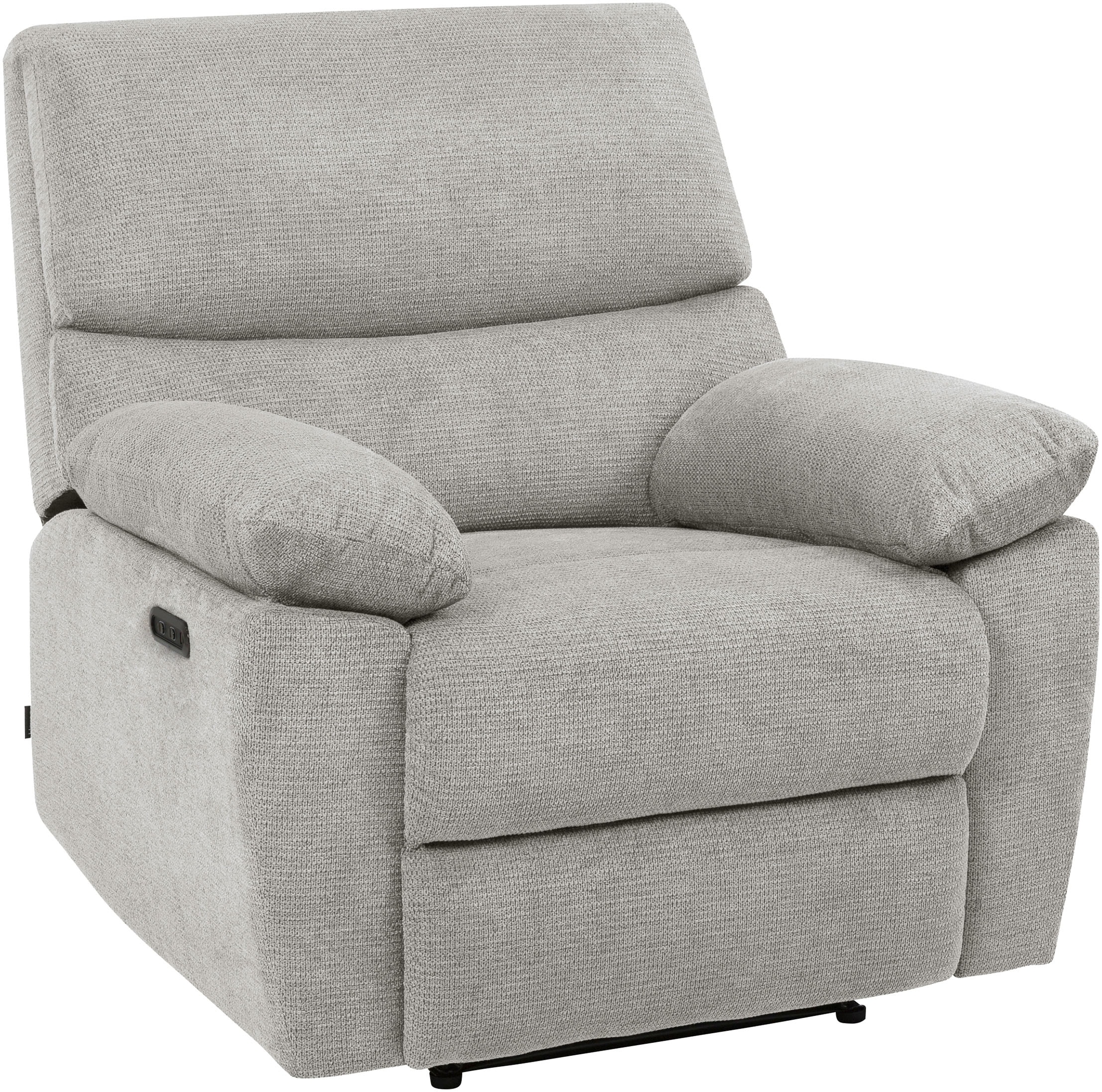 Home affaire Relaxsessel »LANNOY, TV-Sessel, elektr. o. manuelle Relaxfunktion, USB A/C,«, Sessel mit Liegefunktion 105°-150°, Federkernpolsterung