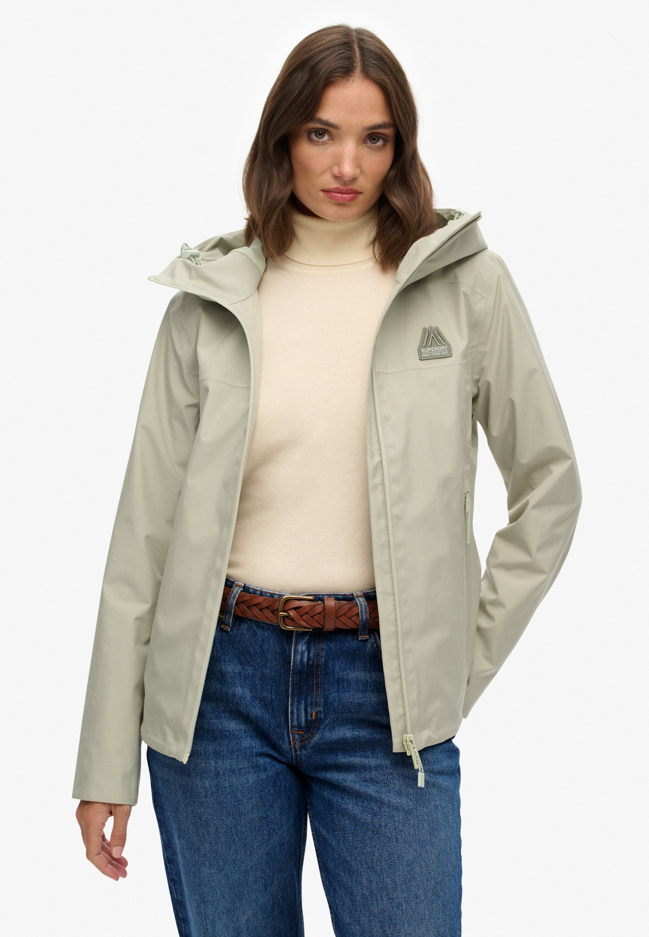 Superdry Outdoorjacke »WATERPROOF JACKET«, mit Kapuze, Wasserdicht (Säule wird nachgereicht)