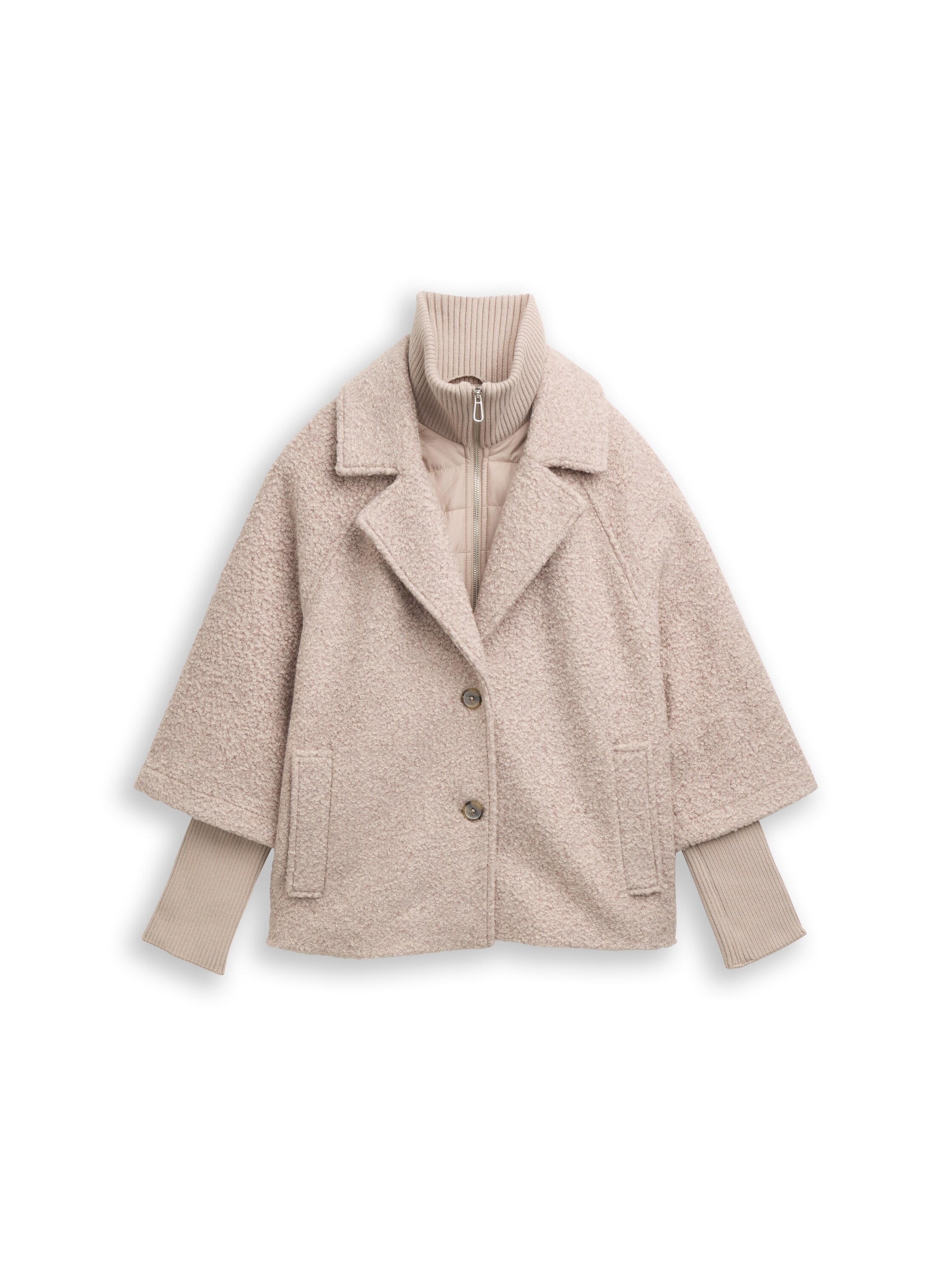 TOM TAILOR Outdoorjacke, im 2-in-1-Look