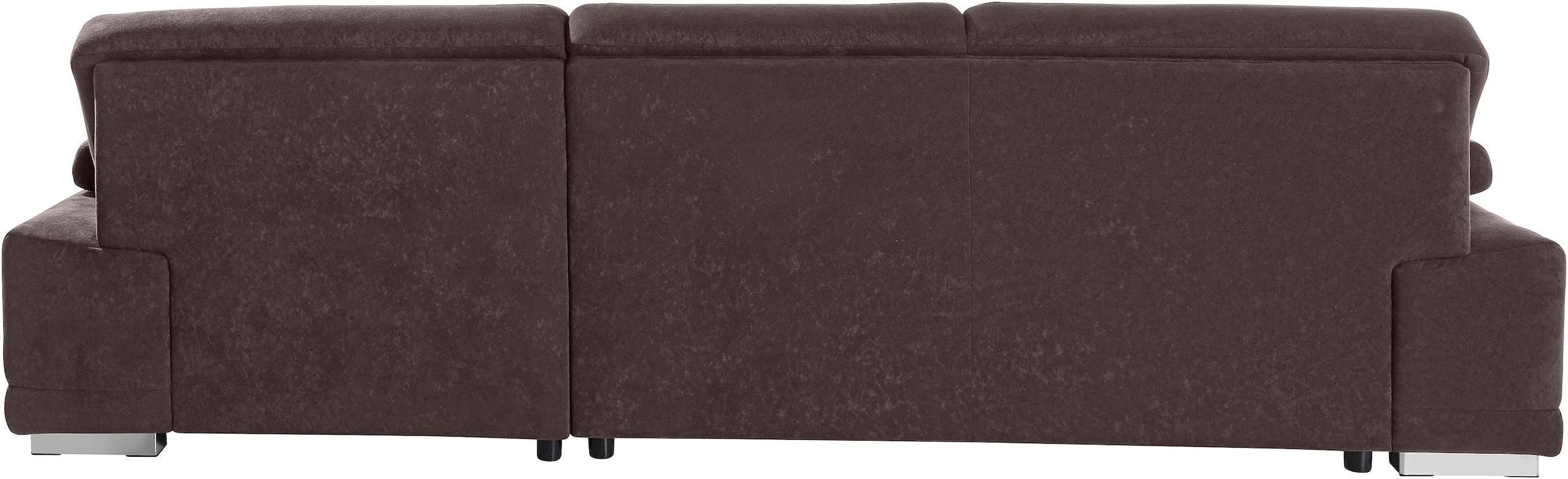sit&more Ecksofa »Coria L-Form«, mit XL-Recamiere, wahlweise mit Bettfunktion