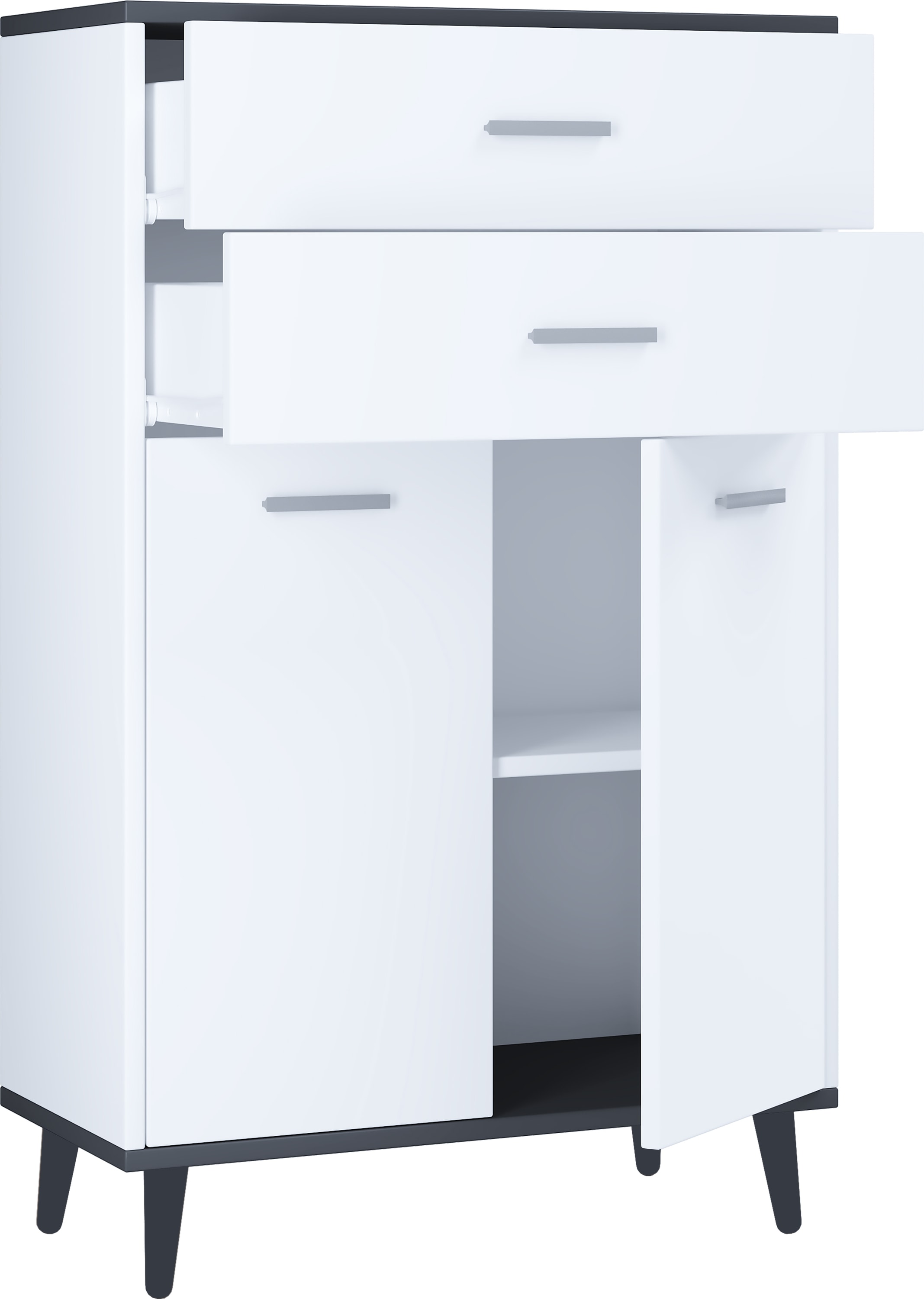 VCM Kommode »Holz Highboard Kommode Schublade Lindas« 1 Stk. tlg.