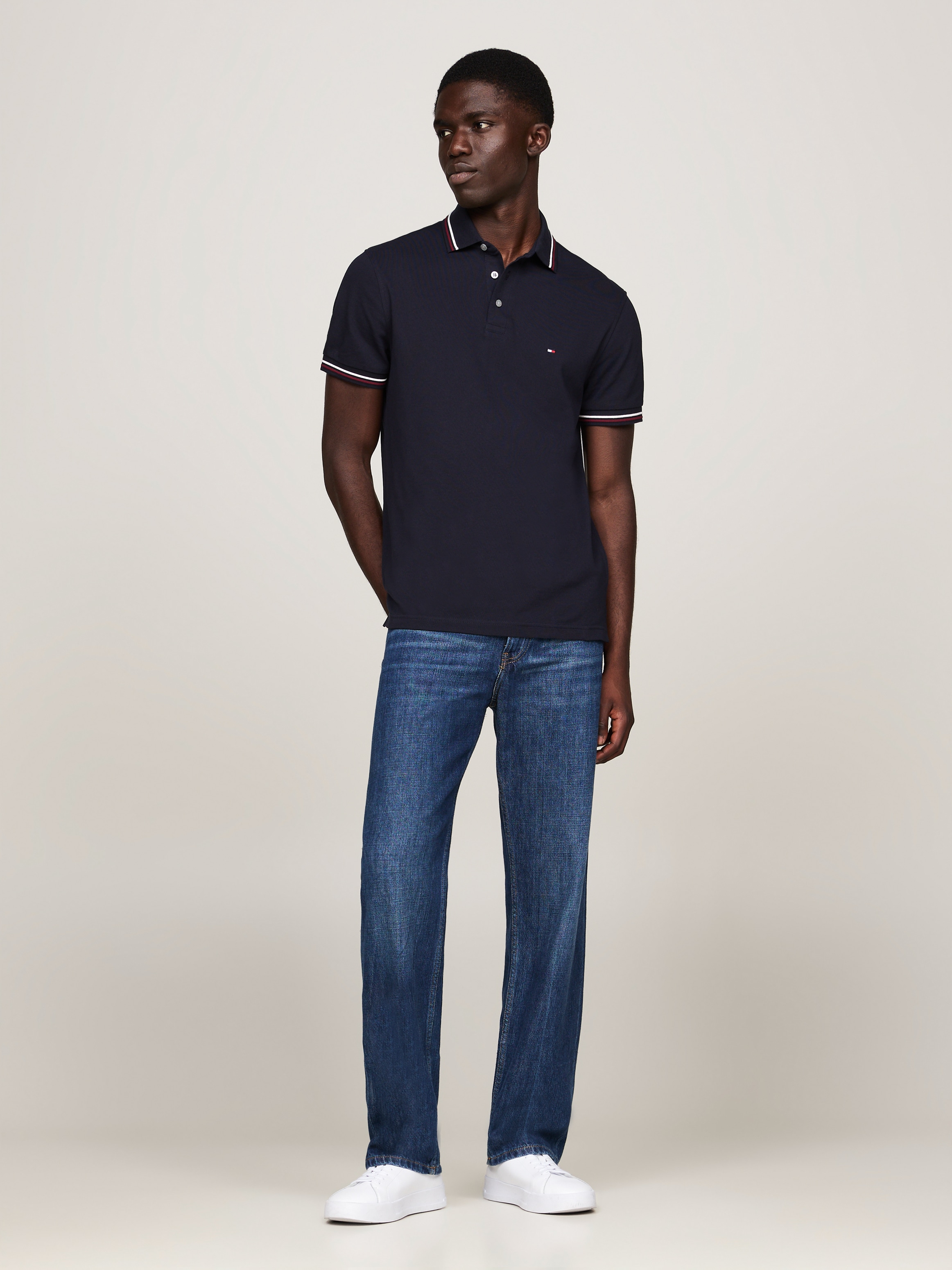 Tommy Hilfiger Poloshirt »TIPPED SLIM FIT POLO«, mit Kontrast-Details
