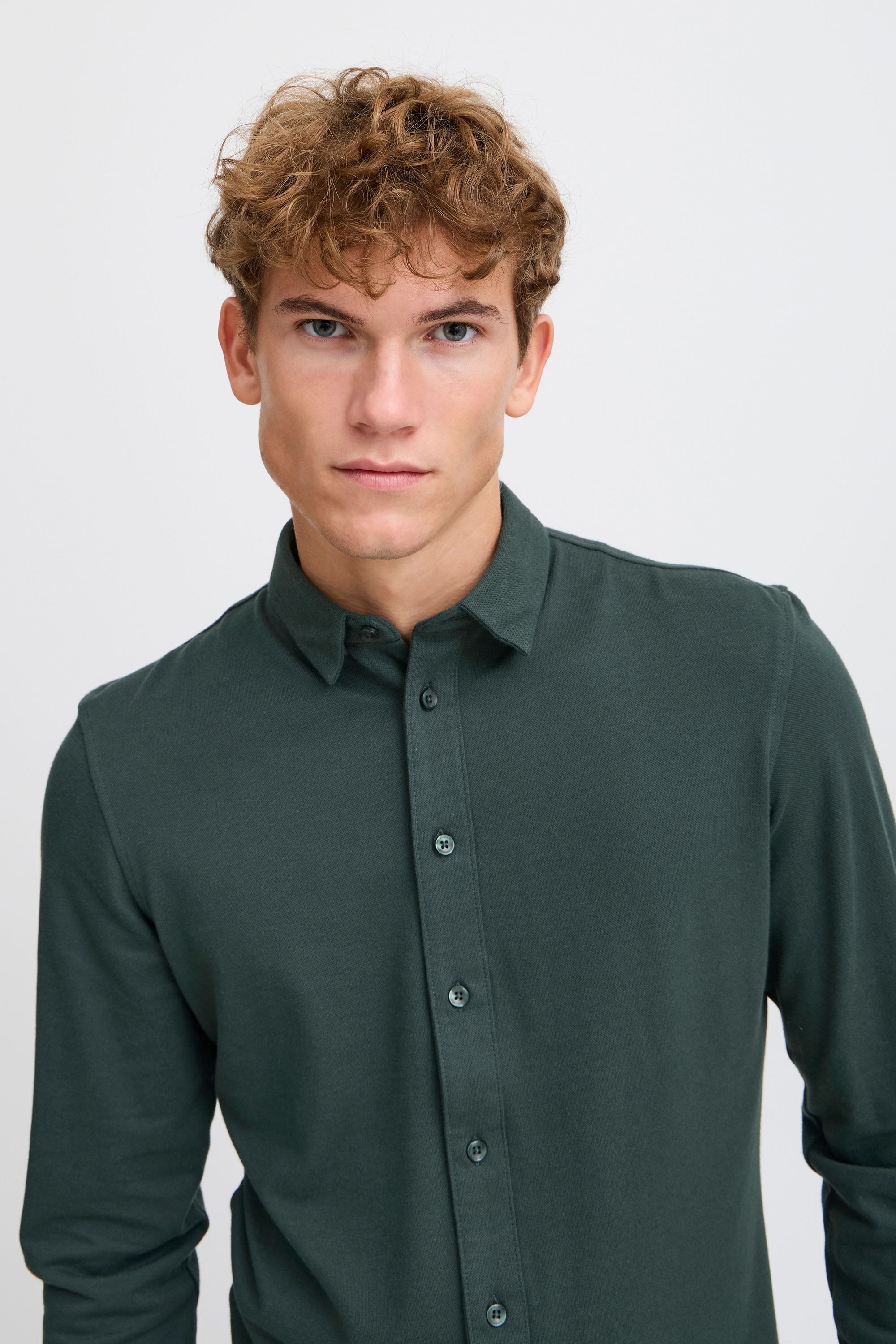 Casual Friday Businesshemd »Businesshemd CFARTHUR LS BU jersey piquet shirt«