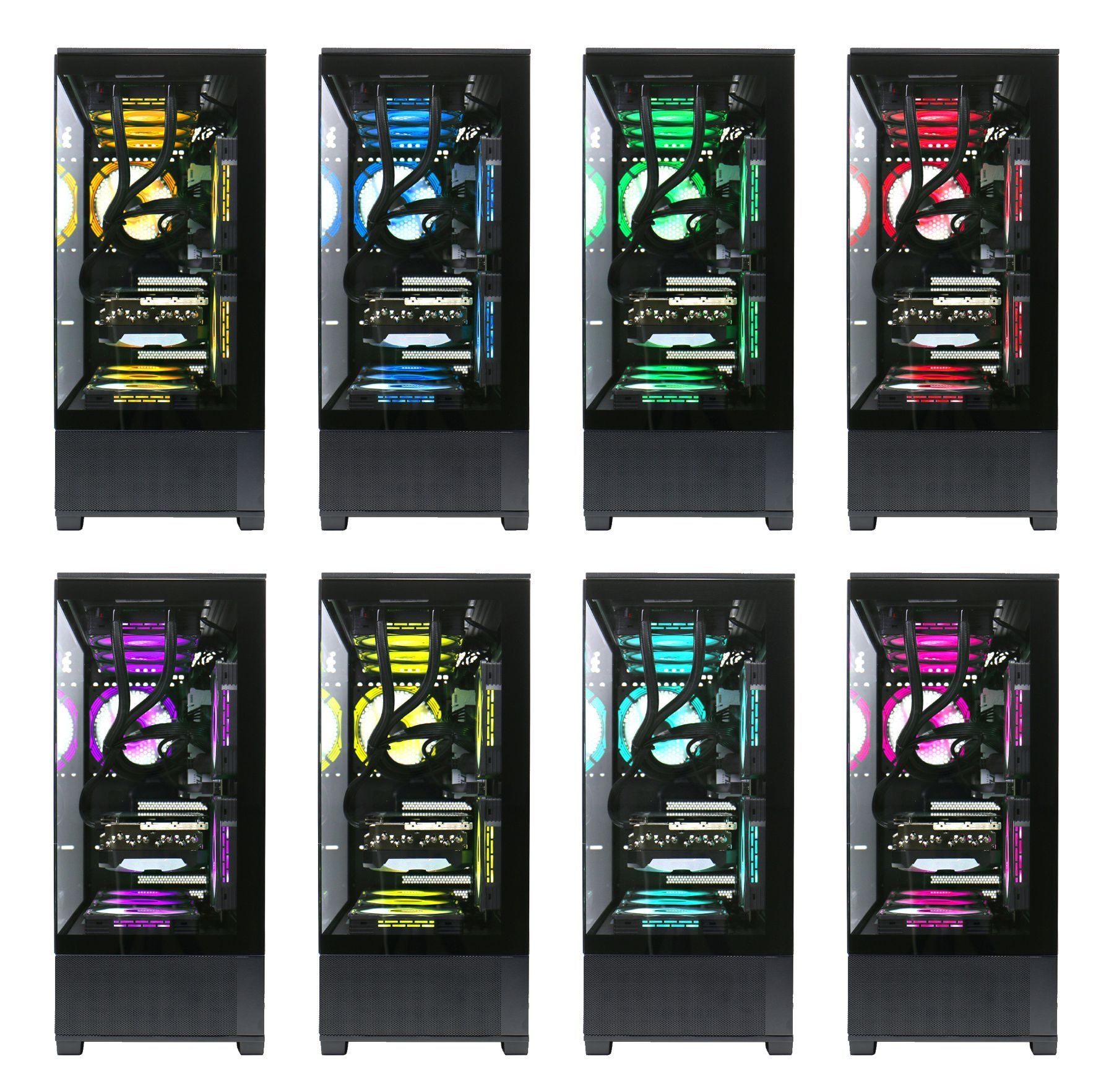 GAMEMAX Gaming-PC »Vista AB 8023 AMD Ryzen 5 7500F 16GB DDR5 1TB SSD RTX 5070« Windows 11, DDR5 RAM, Wasserkühlung